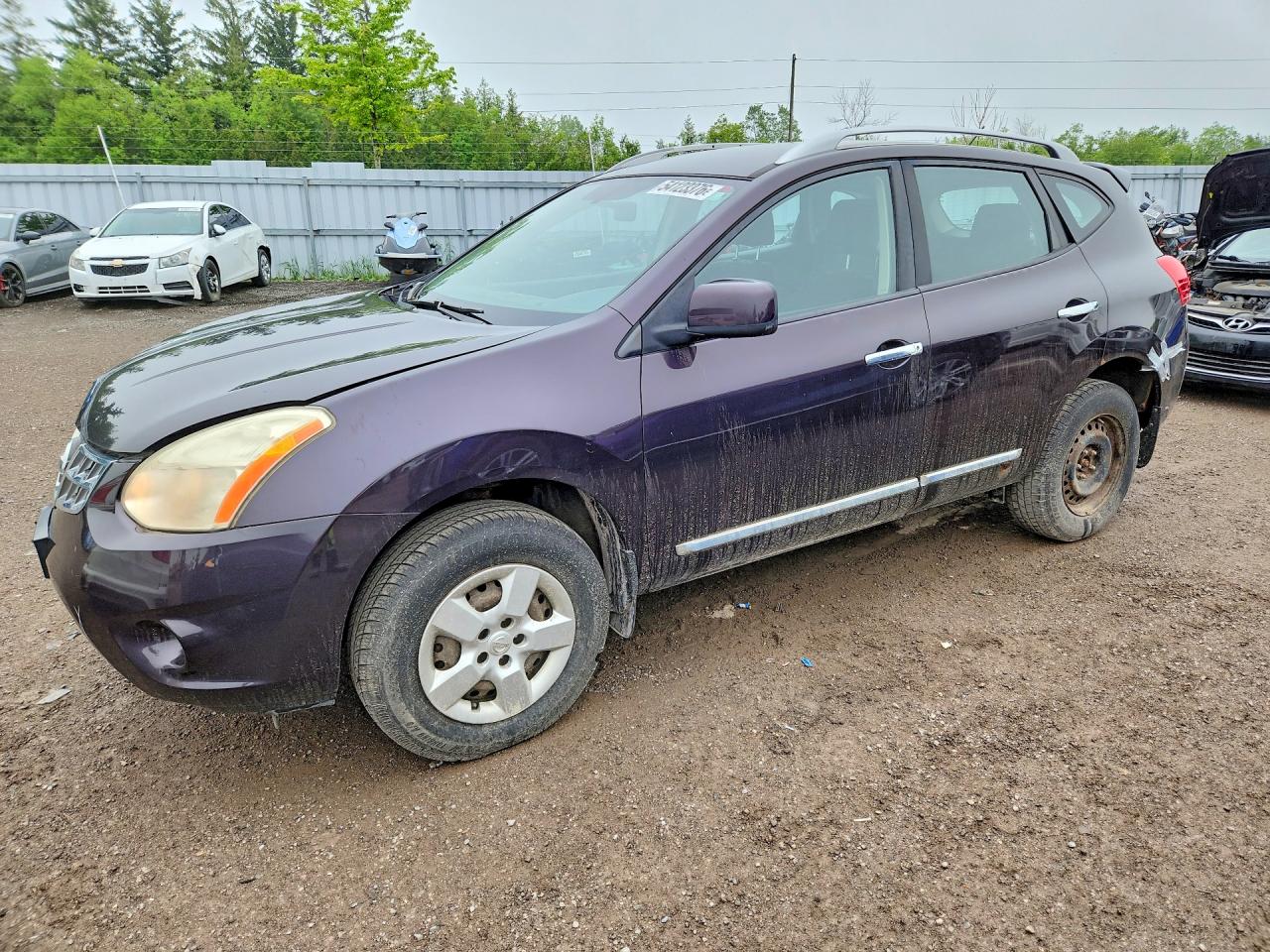 2012 Nissan Rogue S Purple vin: JN8AS5MV6CW407599