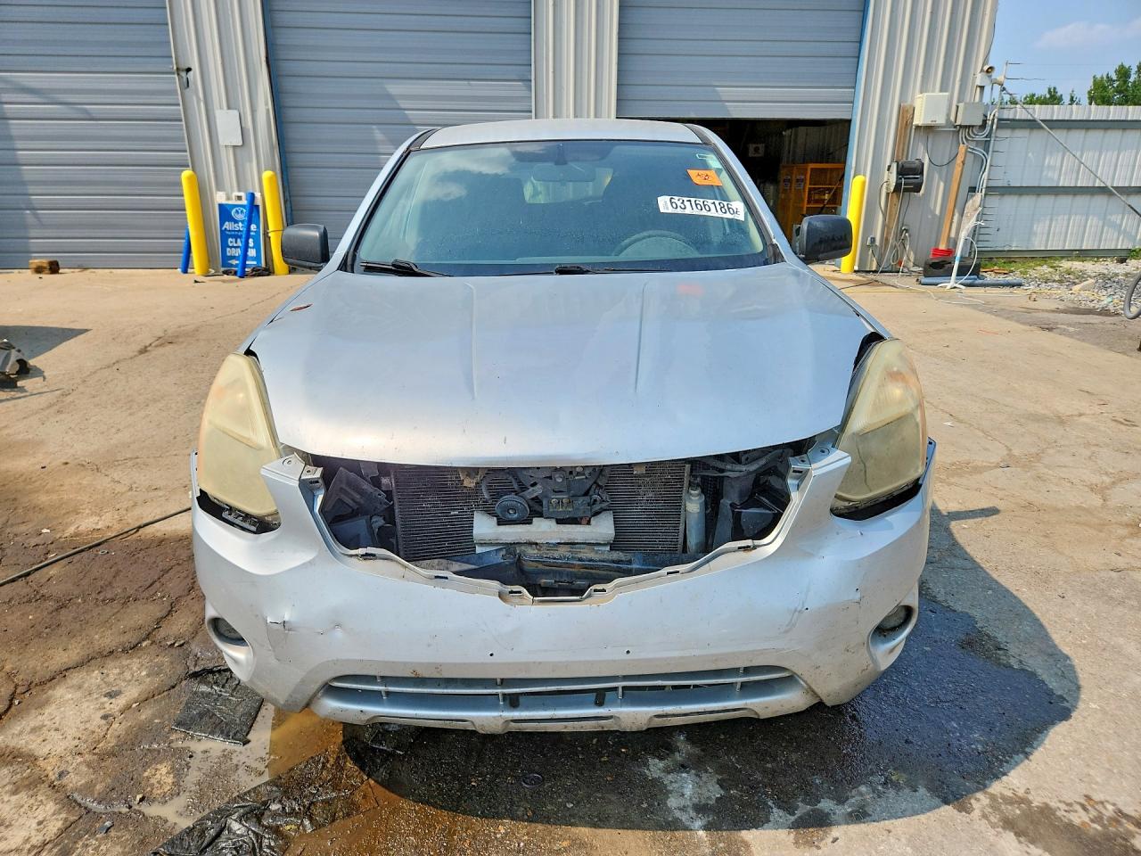 2012 Nissan Rogue S Silver vin: JN8AS5MV6CW408218
