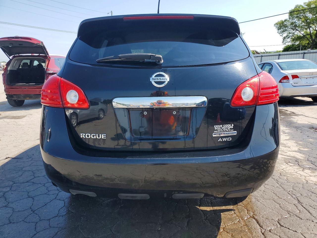 2012 Nissan Rogue S/sv Black vin: JN8AS5MV6CW410289