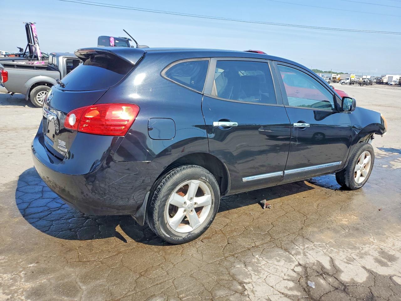 2012 Nissan Rogue S/sv Black vin: JN8AS5MV6CW410289