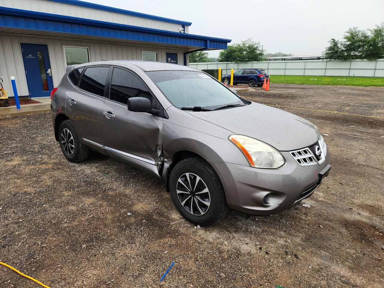 2012 Nissan Rogue S Желто-коричневый vin: JN8AS5MV6CW416559