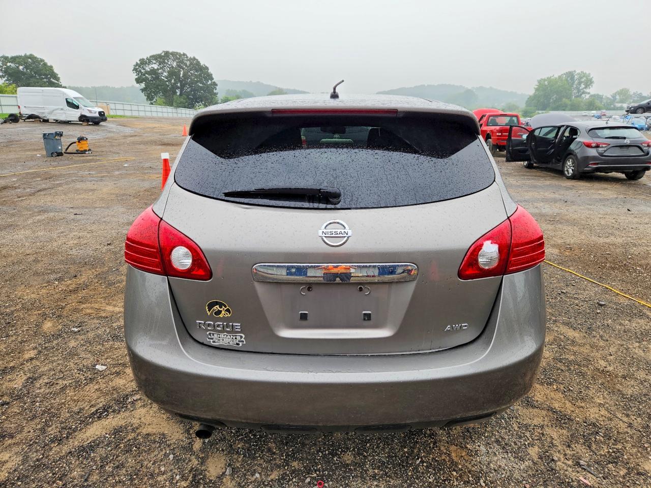 2012 Nissan Rogue S Желто-коричневый vin: JN8AS5MV6CW416559