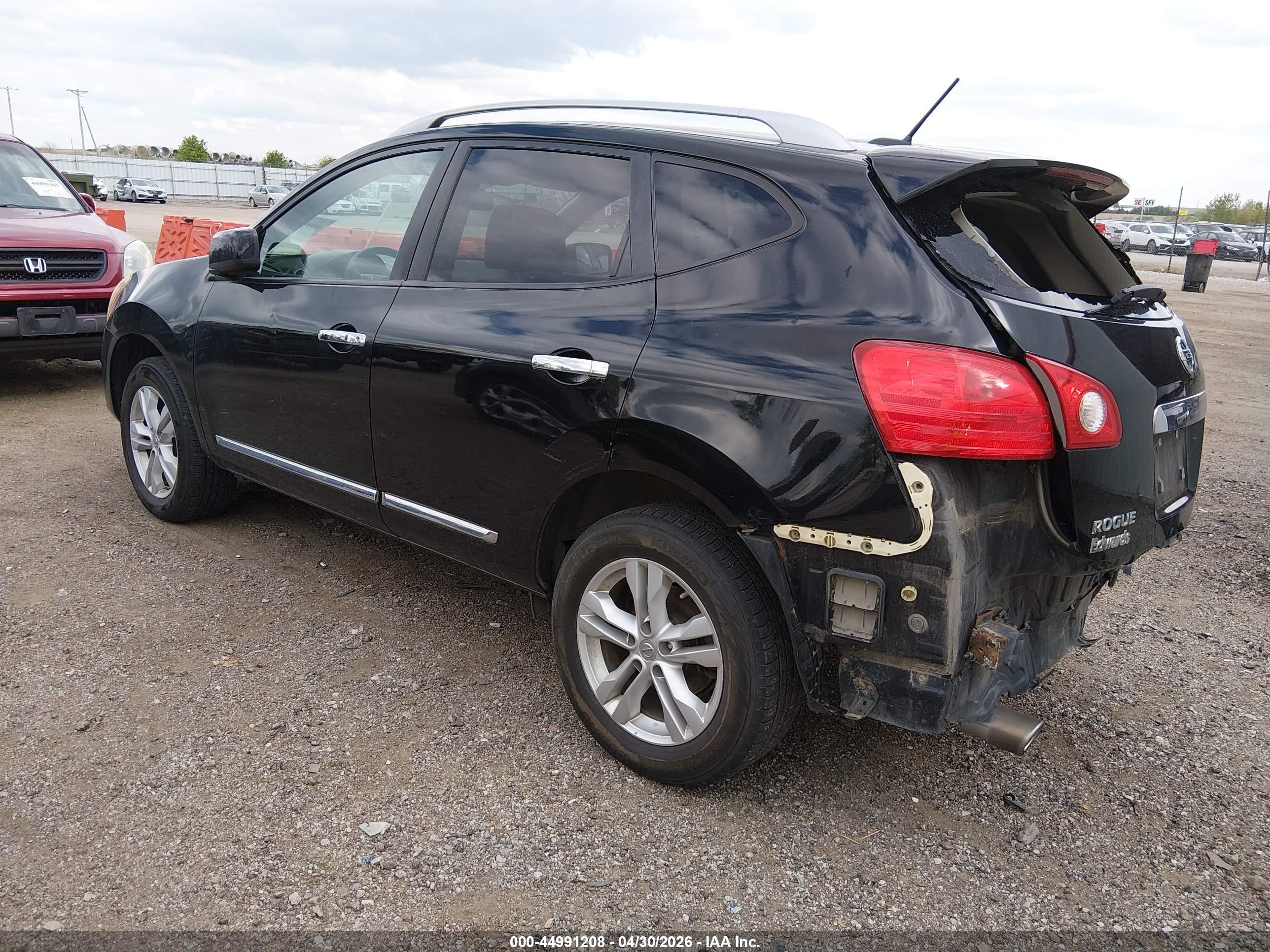2012 Nissan Rogue Sv Black vin: JN8AS5MV6CW705652