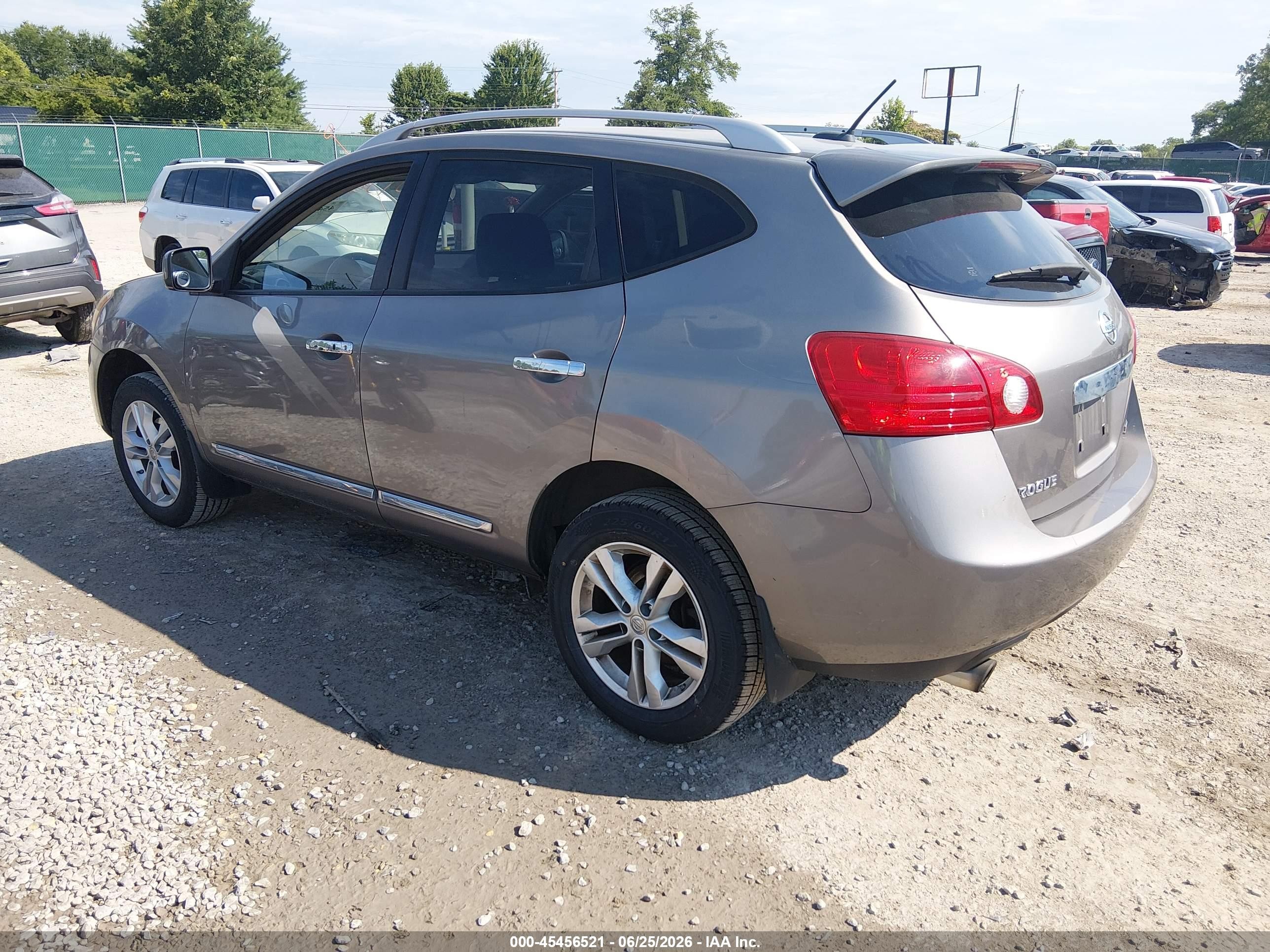 2012 Nissan Rogue Sv Gray vin: JN8AS5MV6CW706087