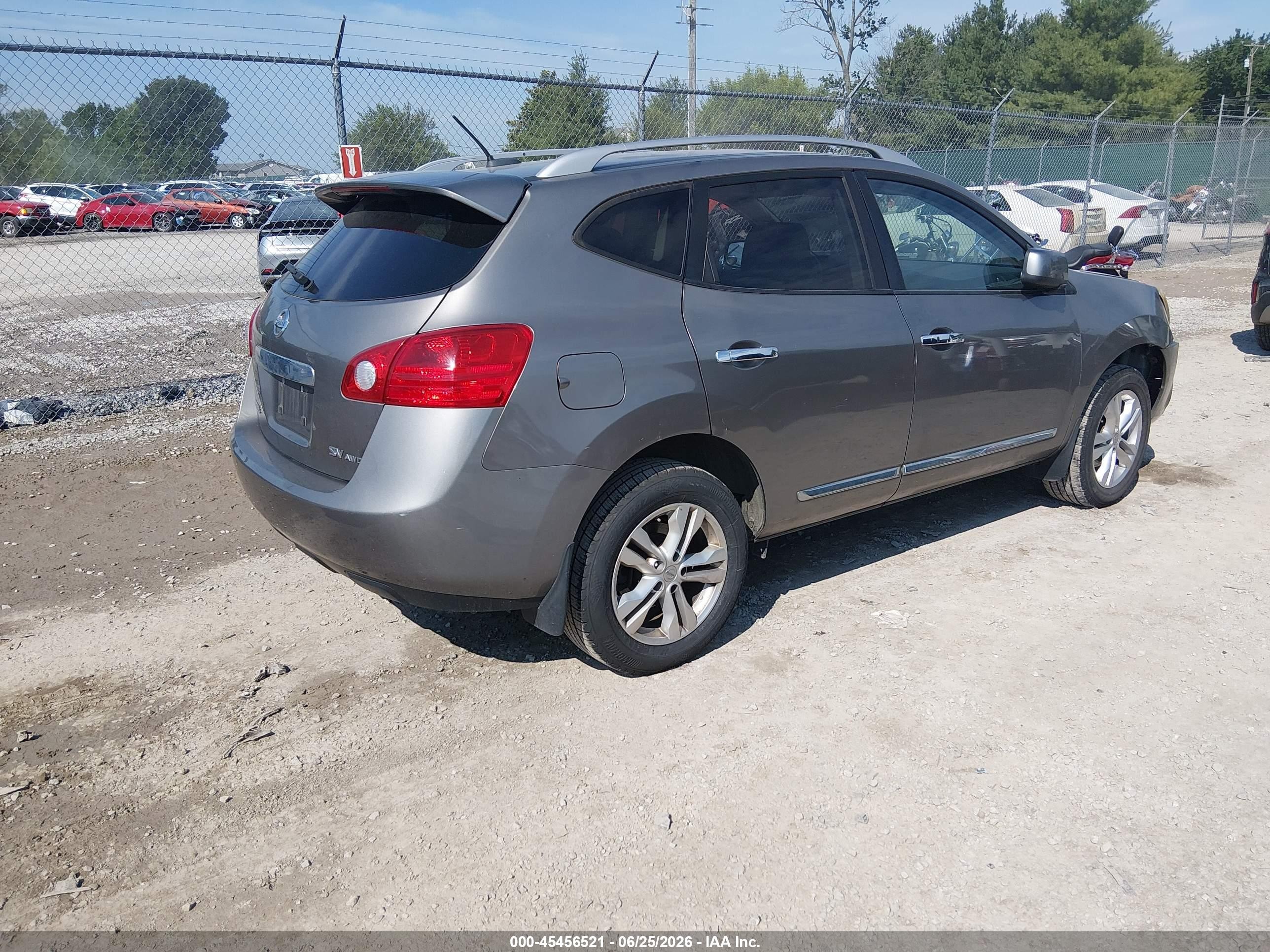 2012 Nissan Rogue Sv Gray vin: JN8AS5MV6CW706087
