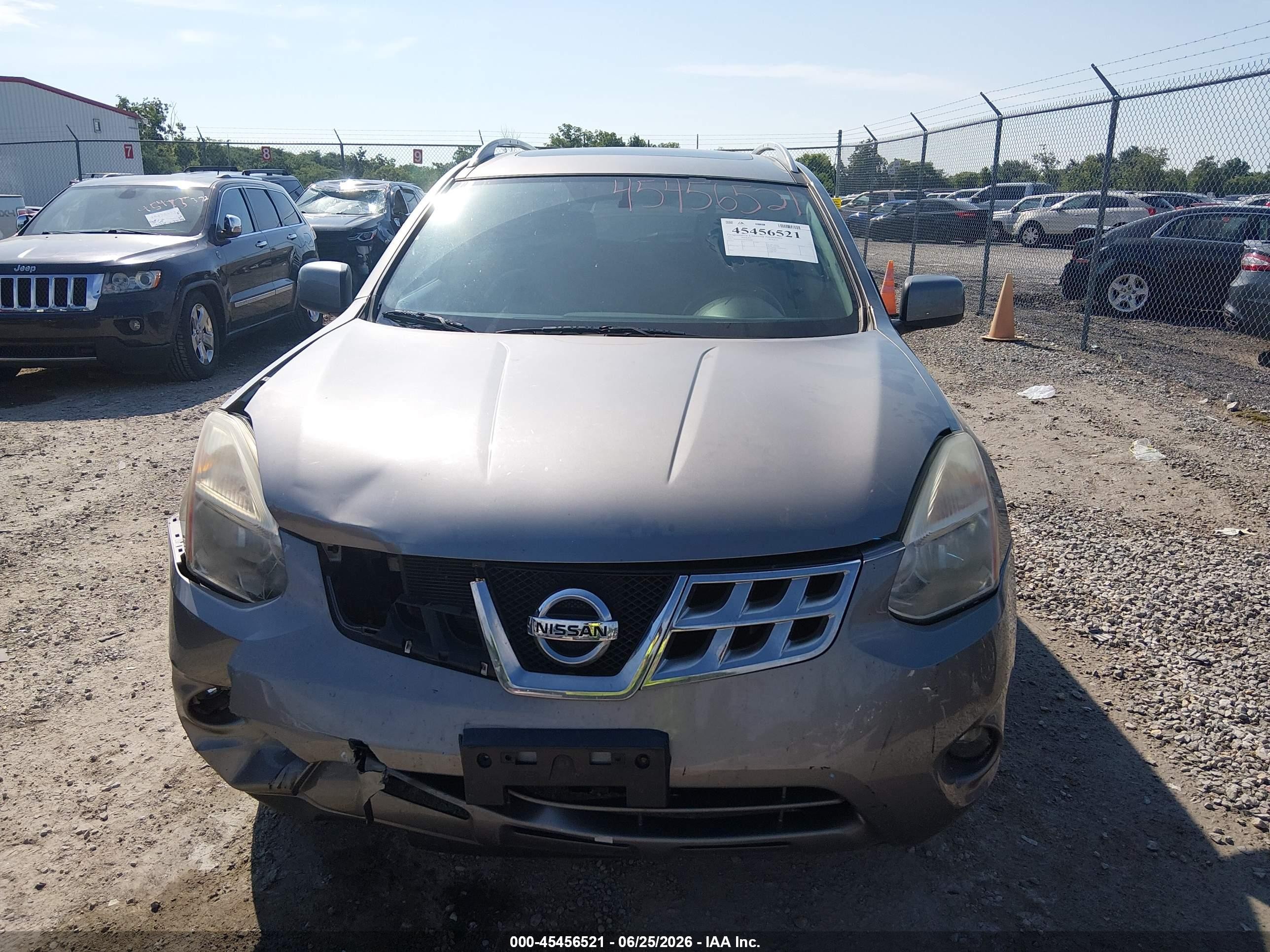 2012 Nissan Rogue Sv Gray vin: JN8AS5MV6CW706087