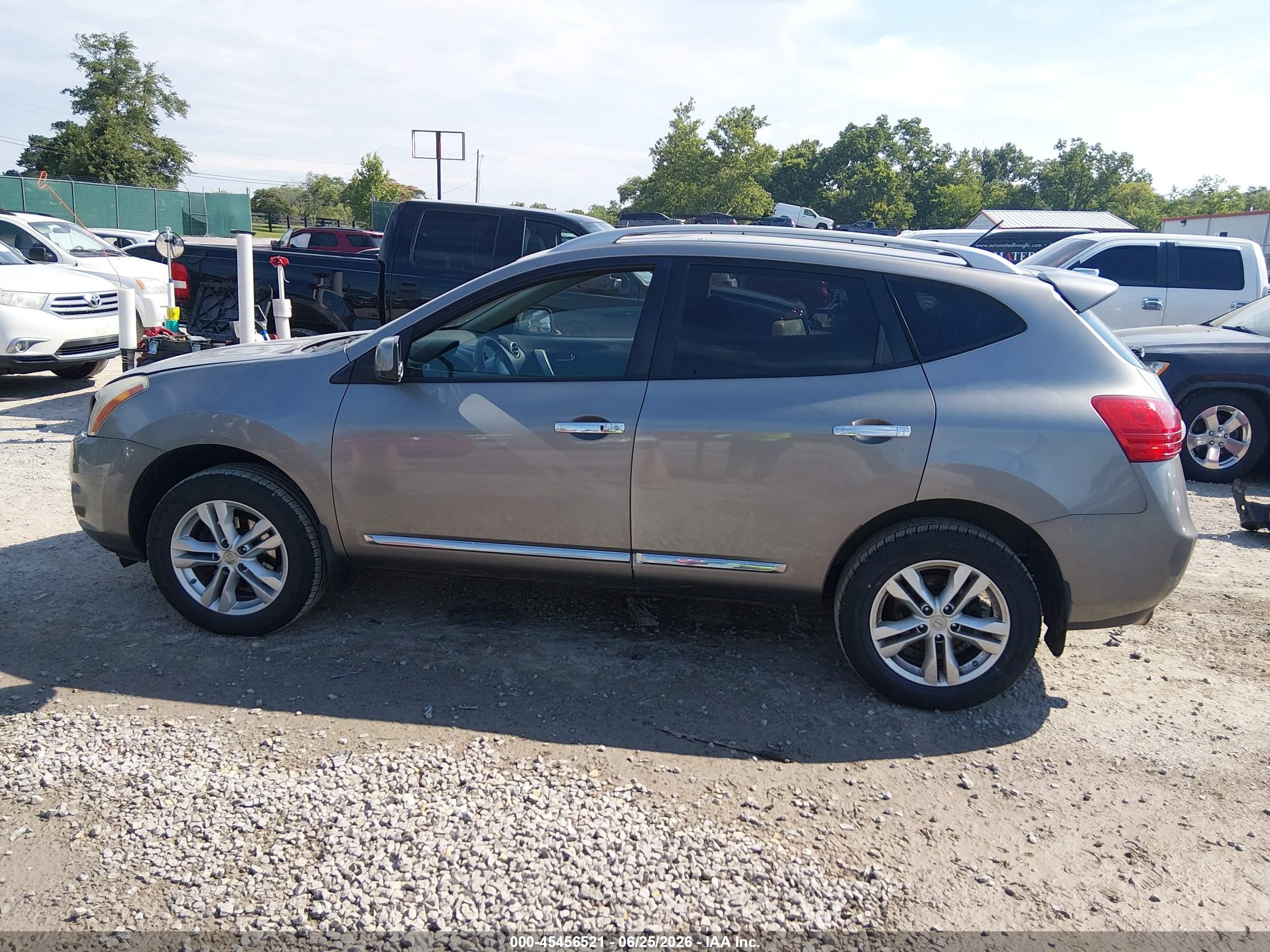 2012 Nissan Rogue Sv Gray vin: JN8AS5MV6CW706087