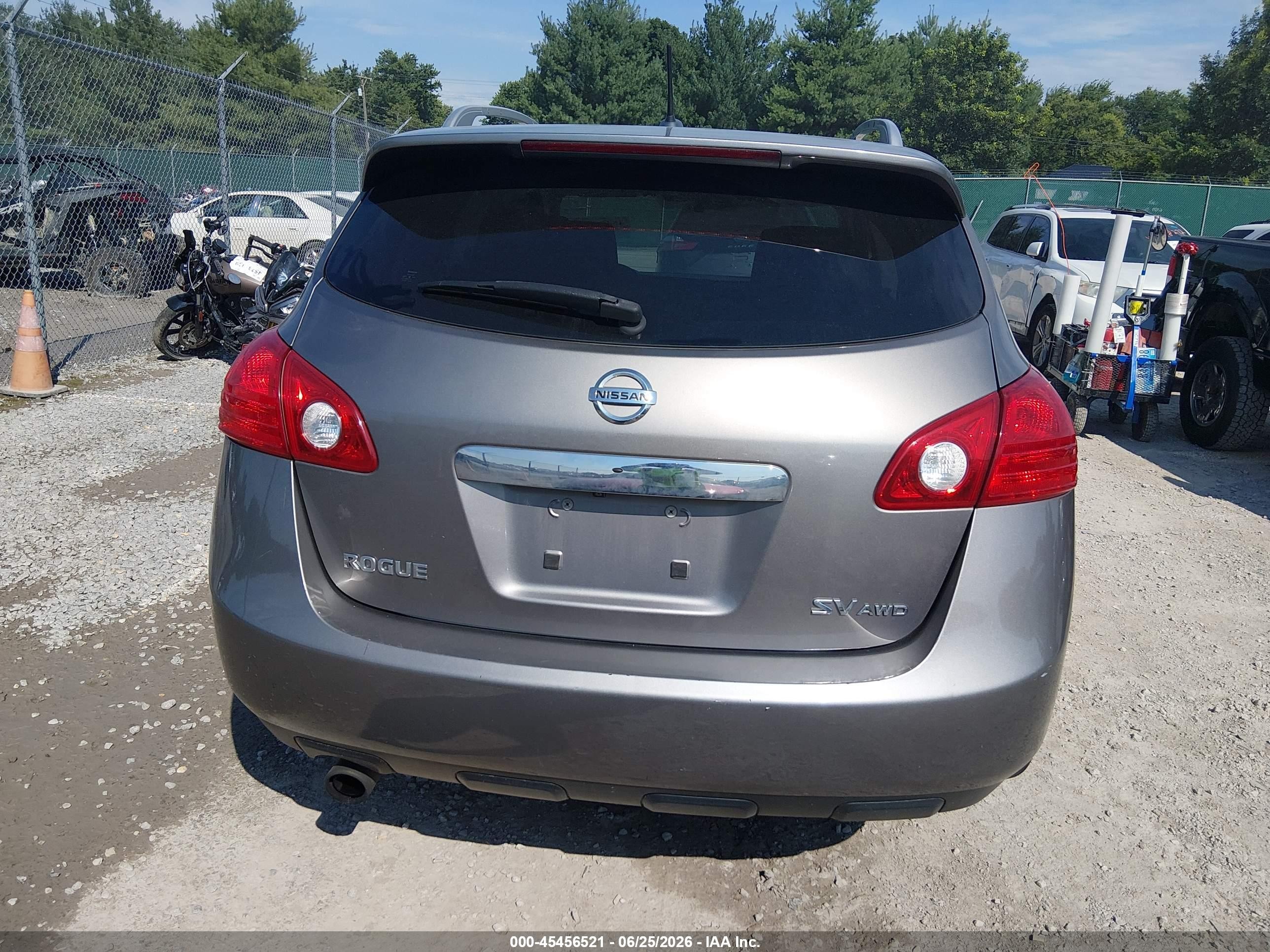 2012 Nissan Rogue Sv Gray vin: JN8AS5MV6CW706087