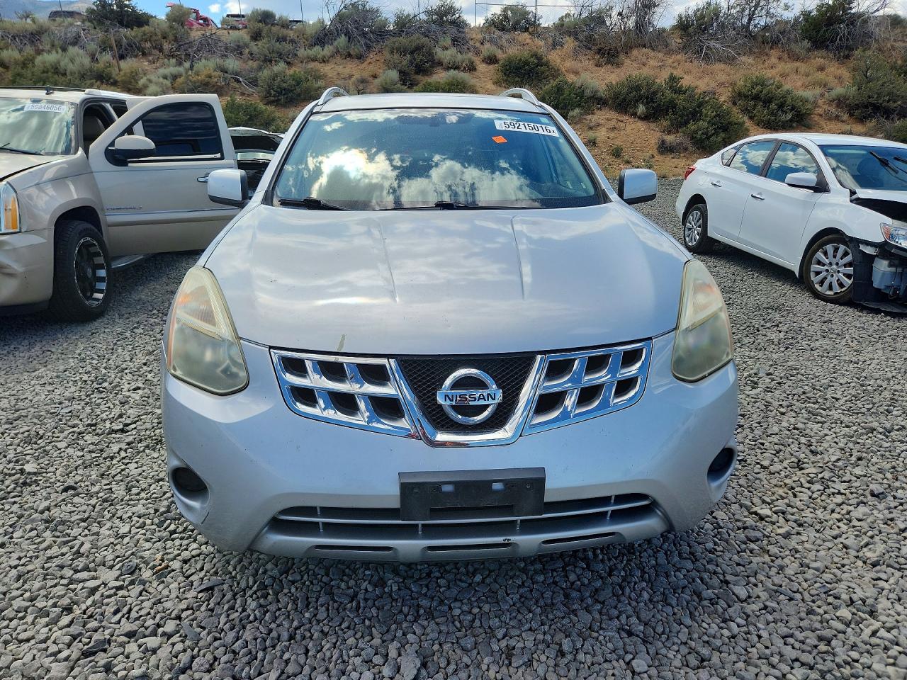 2012 Nissan Rogue S Silver vin: JN8AS5MV6CW708969
