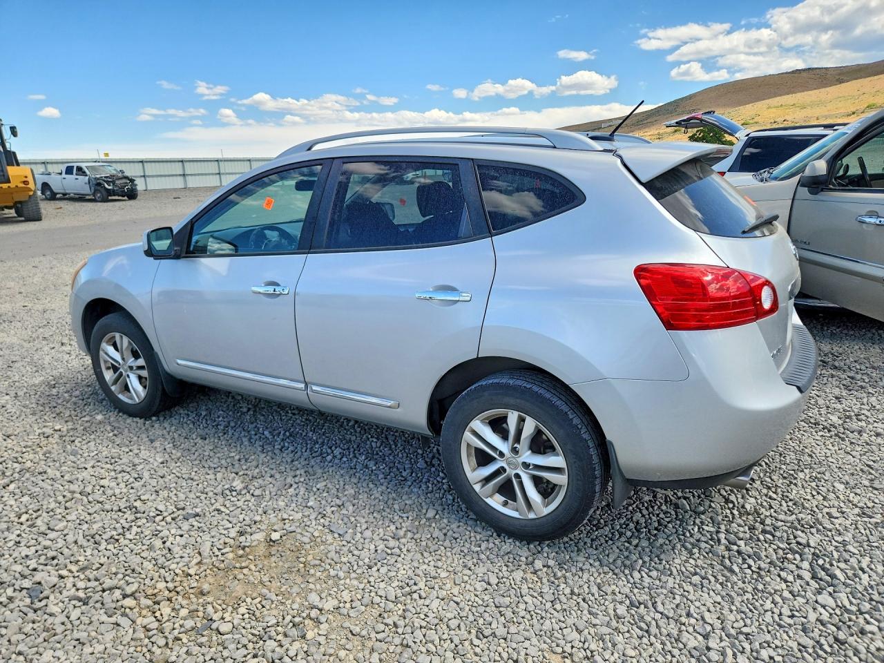 2012 Nissan Rogue S Silver vin: JN8AS5MV6CW708969