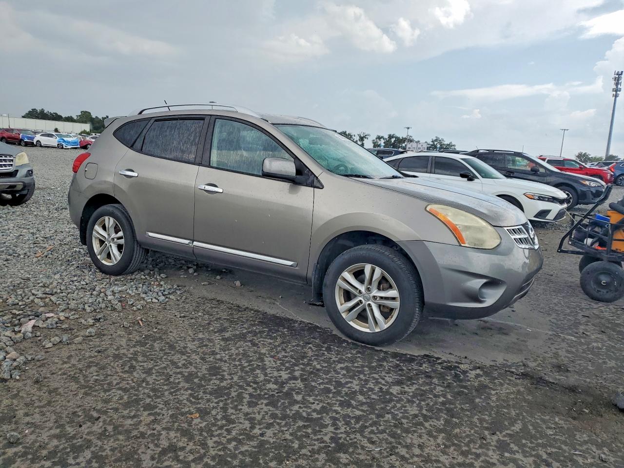 2012 Nissan Rogue S Gray vin: JN8AS5MV6CW710785