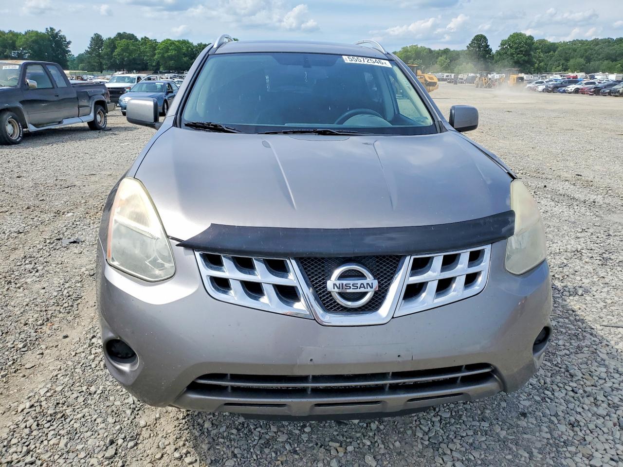 2012 Nissan Rogue S Silver vin: JN8AS5MV6CW714545