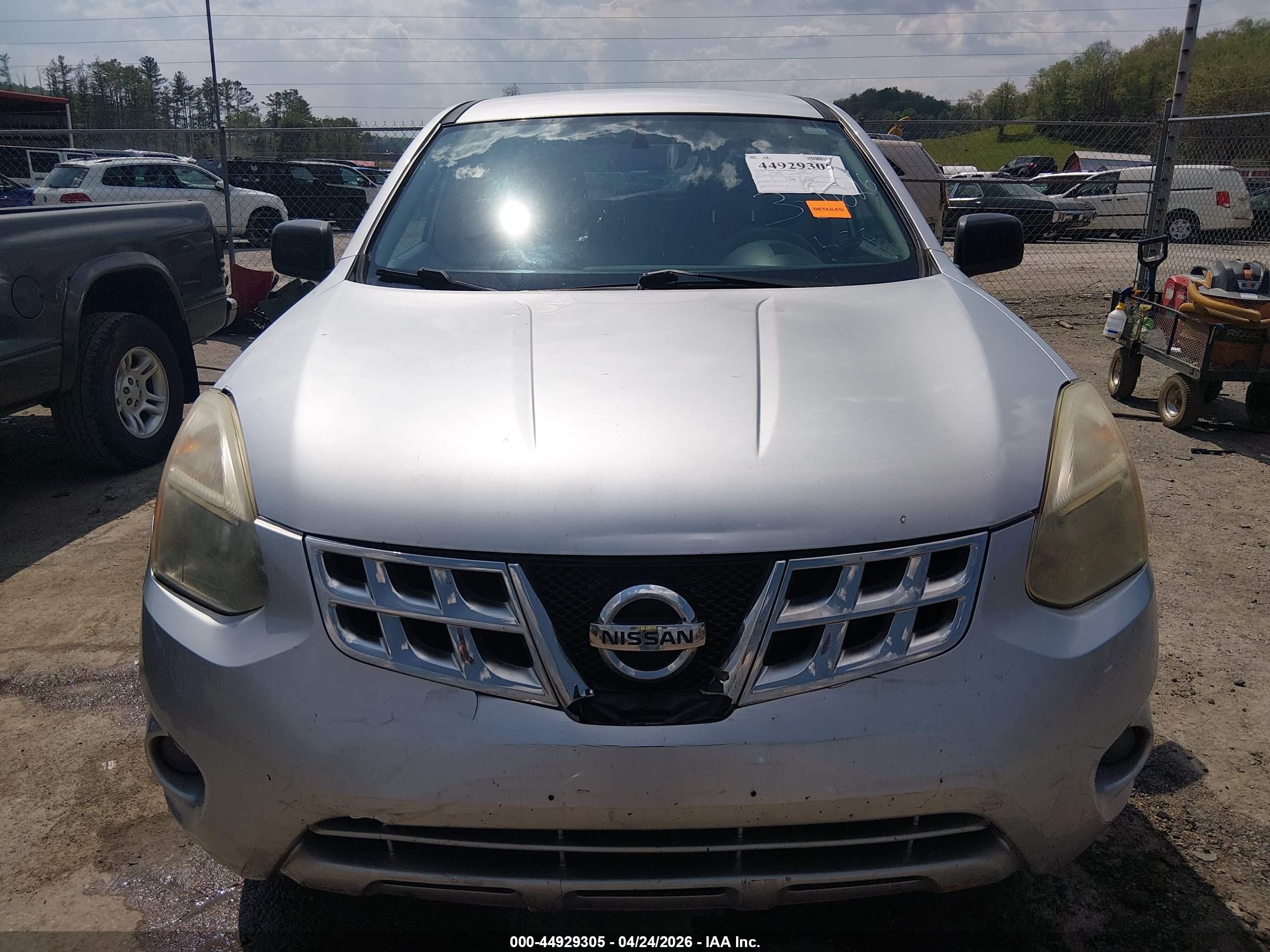 2012 Nissan Rogue S Silver vin: JN8AS5MV6CW714786