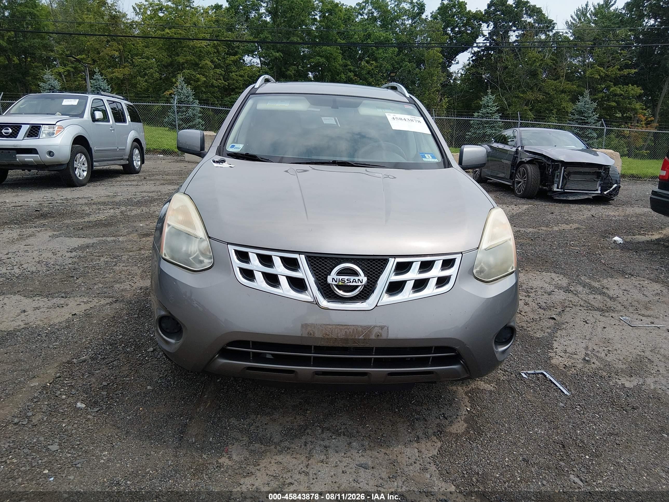 2012 Nissan Rogue Sv Gray vin: JN8AS5MV6CW718322