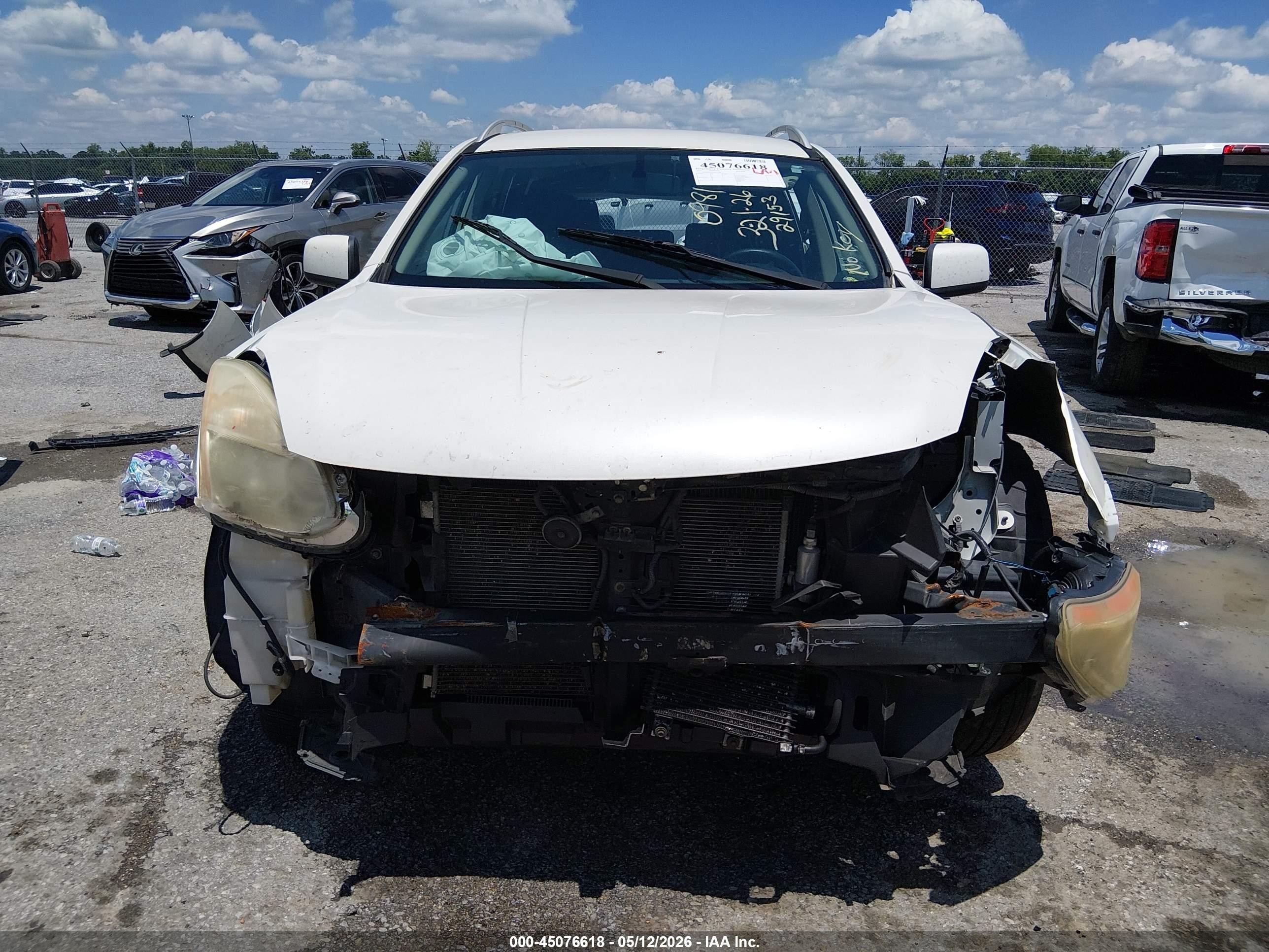 2013 Nissan Rogue Sv White vin: JN8AS5MV6DW110981
