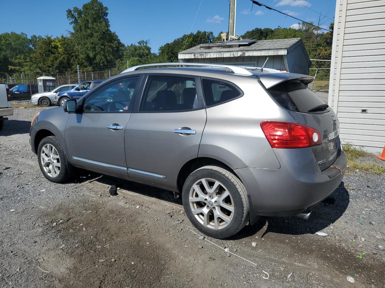 2013 Nissan Rogue S Gray vin: JN8AS5MV6DW113816