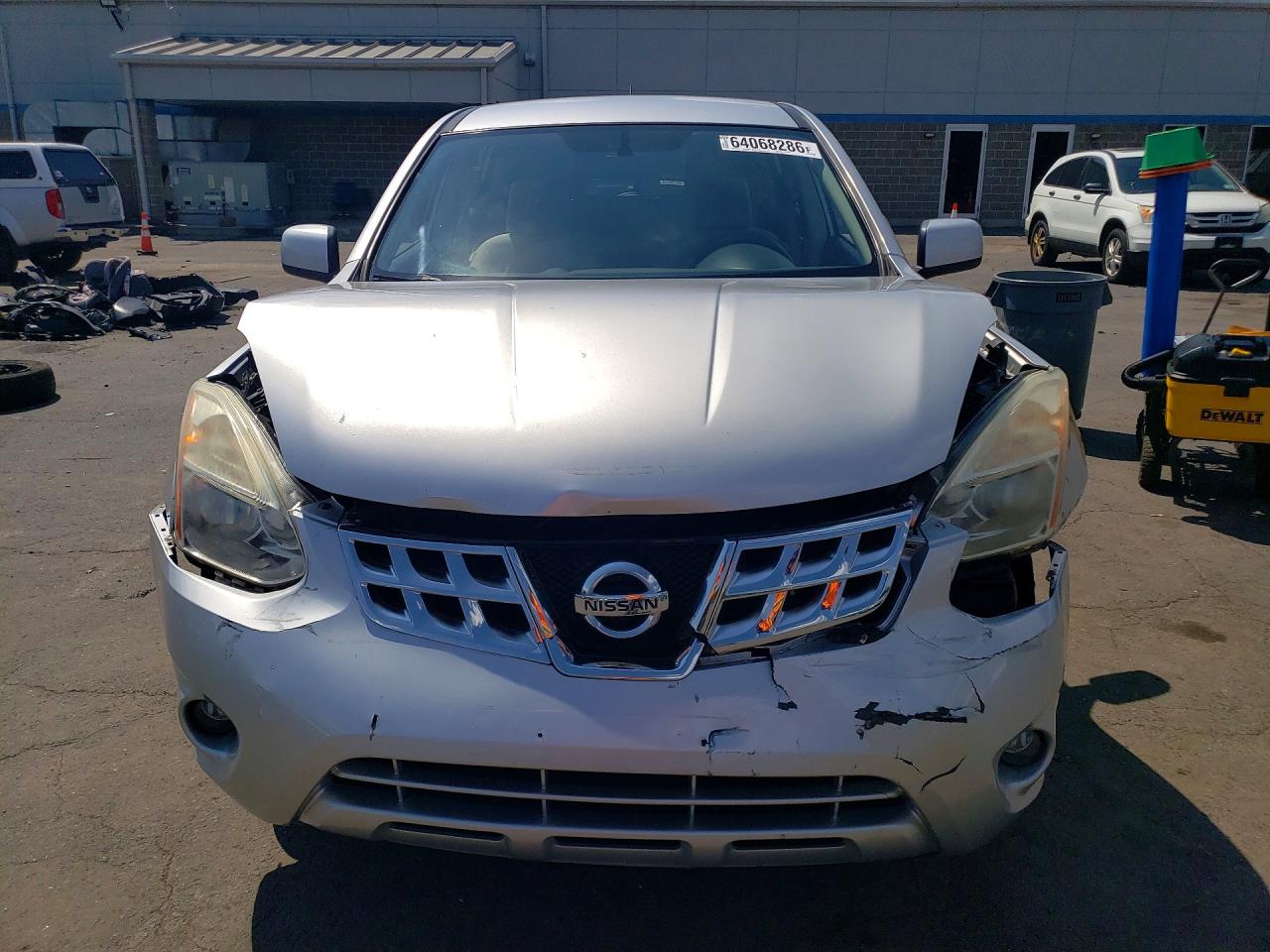 2013 Nissan Rogue S Silver vin: JN8AS5MV6DW116893