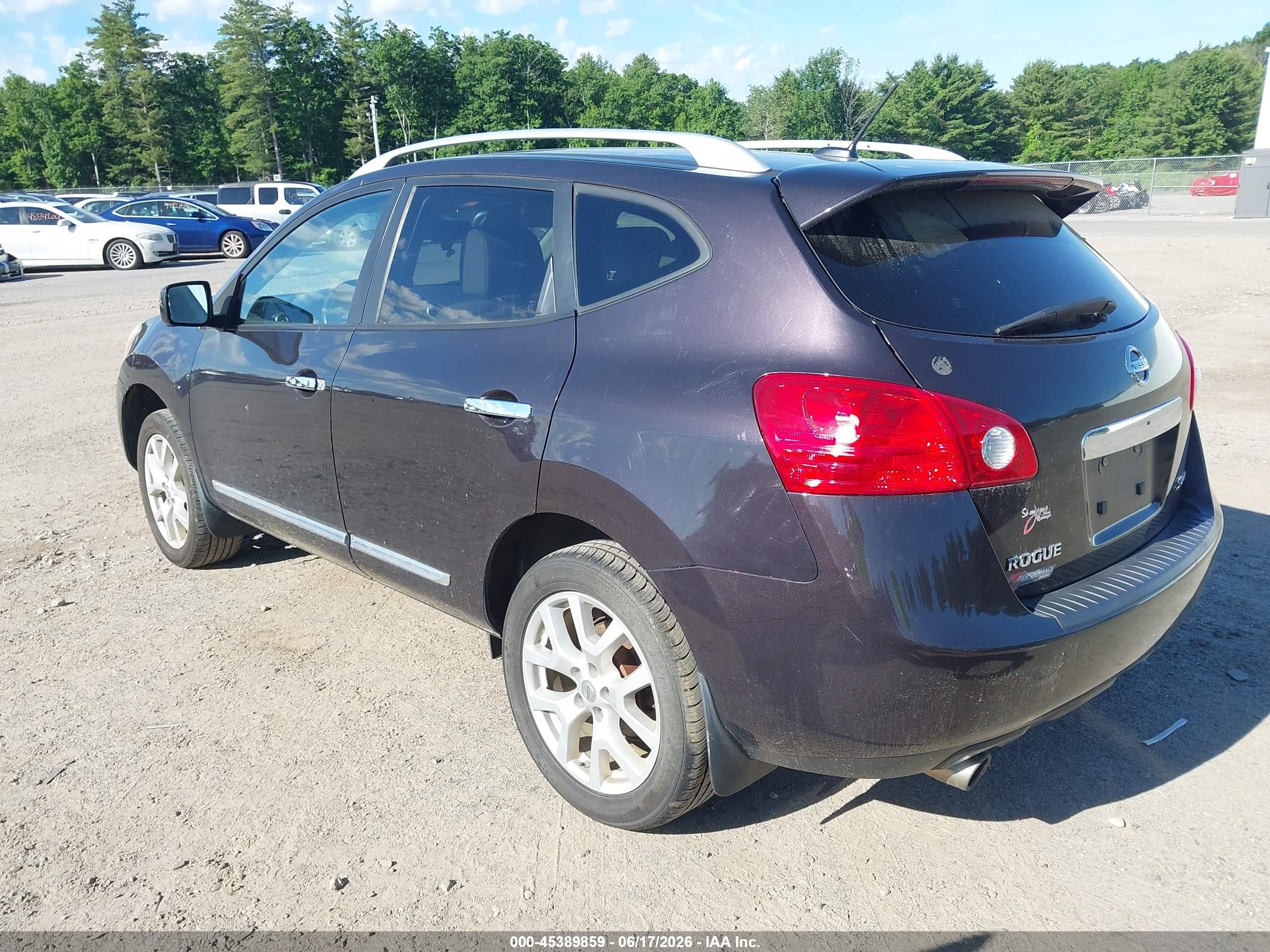 2013 Nissan Rogue Sv W/sl Pkg Maroon vin: JN8AS5MV6DW120992