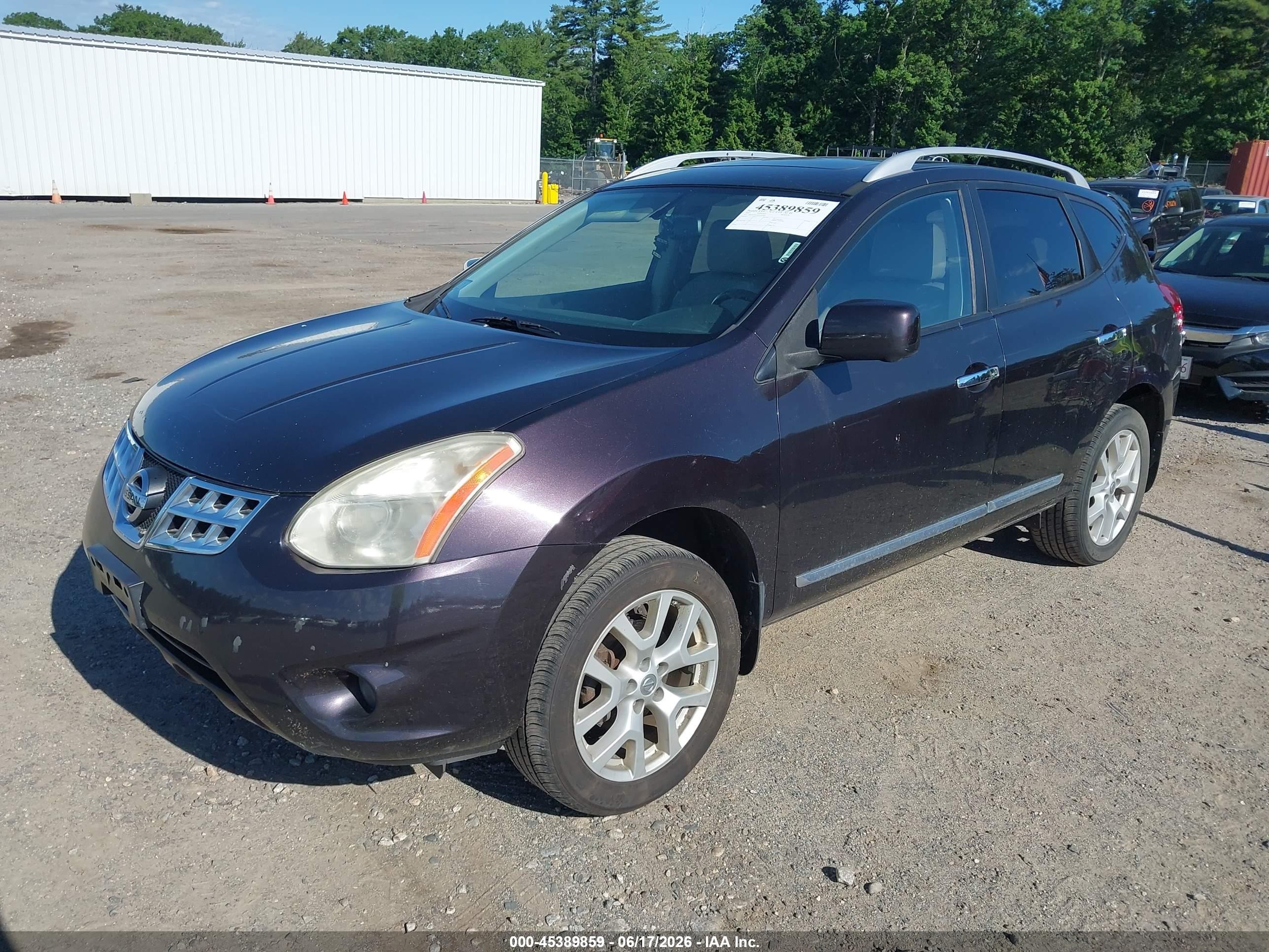 2013 Nissan Rogue Sv W/sl Pkg Maroon vin: JN8AS5MV6DW120992
