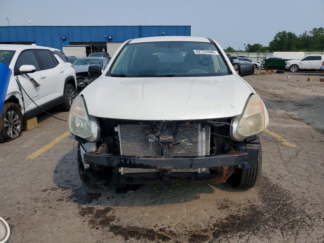 2013 Nissan Rogue S/sv White vin: JN8AS5MV6DW121964