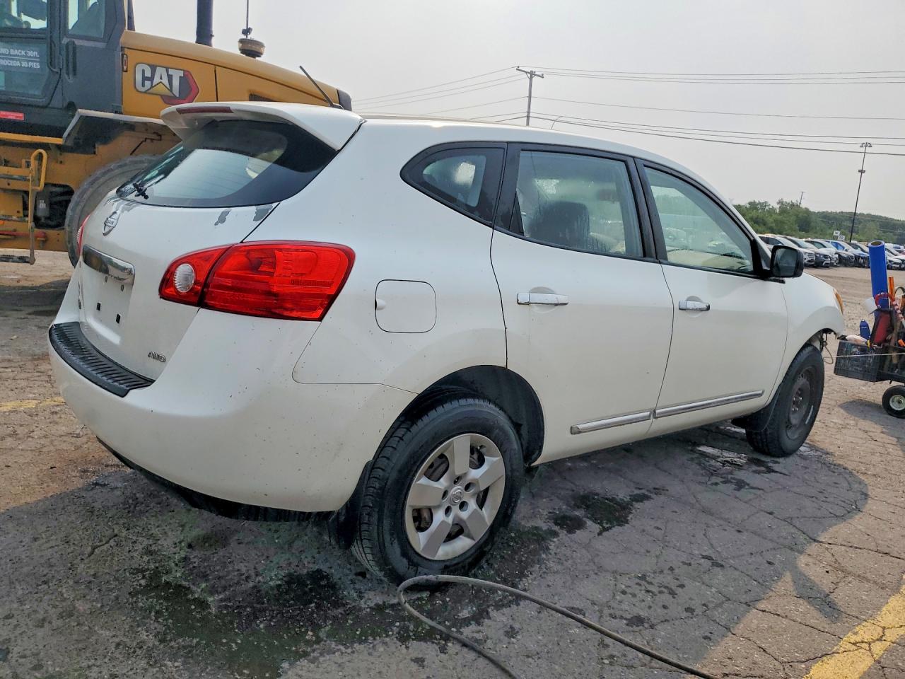 2013 Nissan Rogue S/sv White vin: JN8AS5MV6DW121964