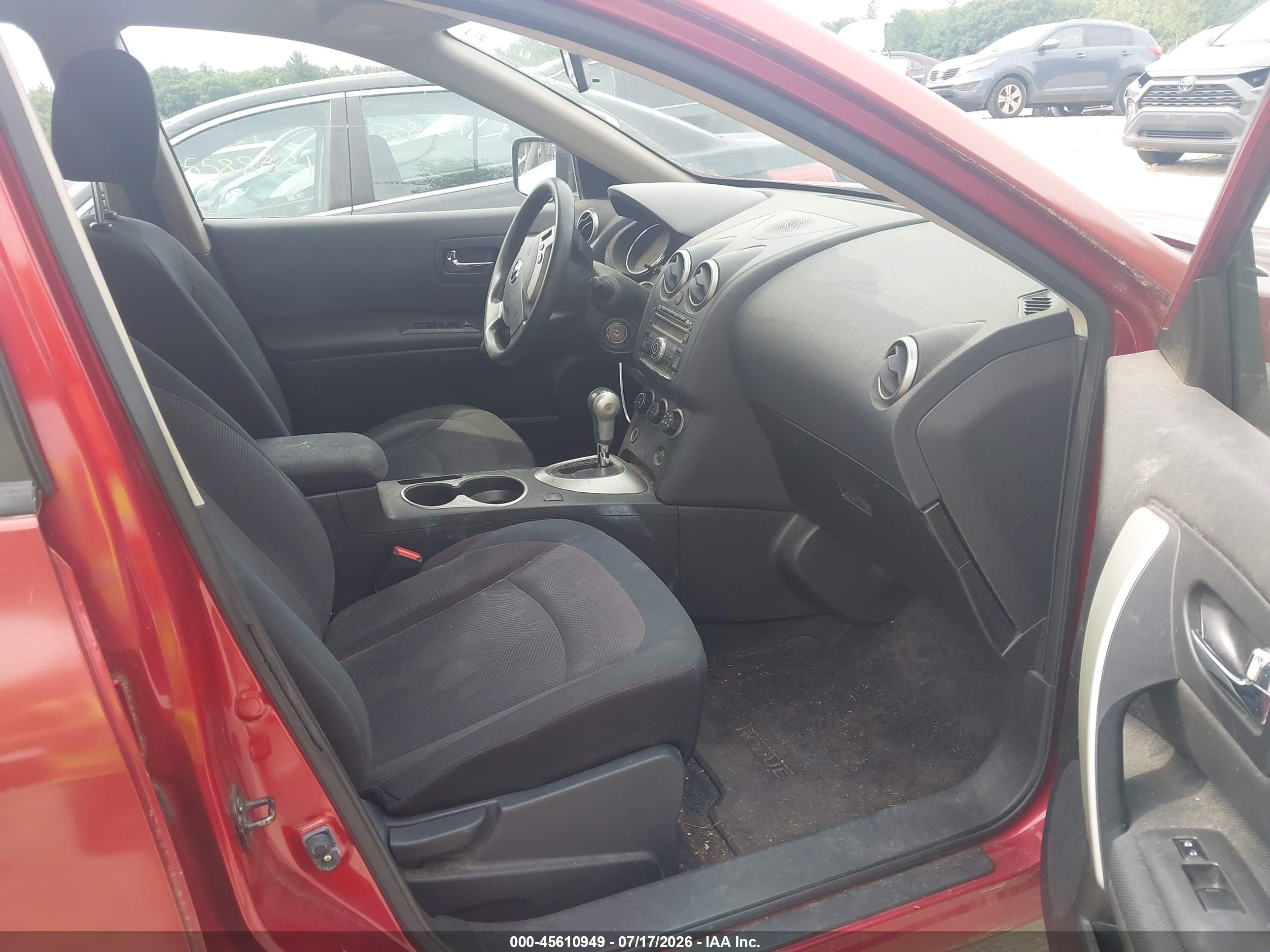 2013 Nissan Rogue S Red vin: JN8AS5MV6DW130325