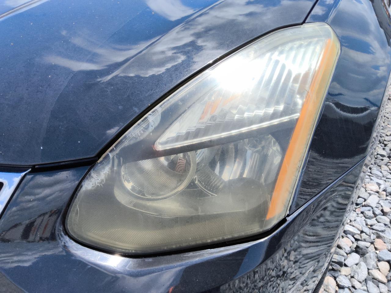 2013 Nissan Rogue S Black vin: JN8AS5MV6DW130633 Damage: Left Head Lamp, Faded, Repair Required
