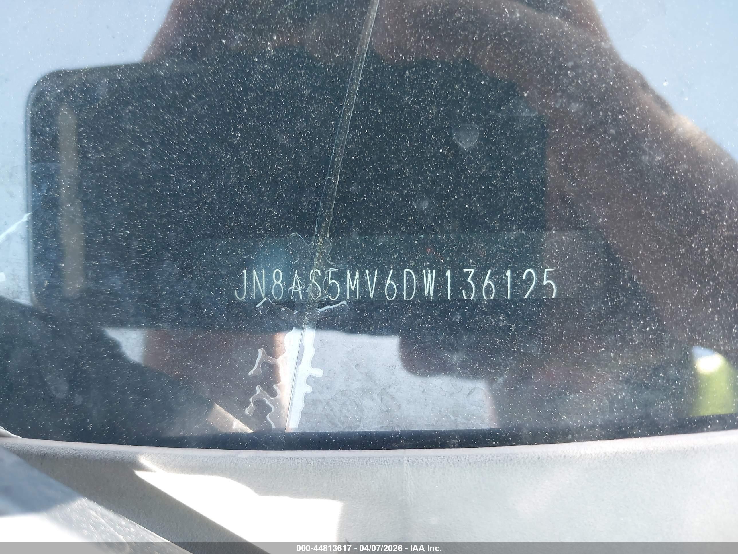 2013 Nissan Rogue Sv White vin: JN8AS5MV6DW136125
