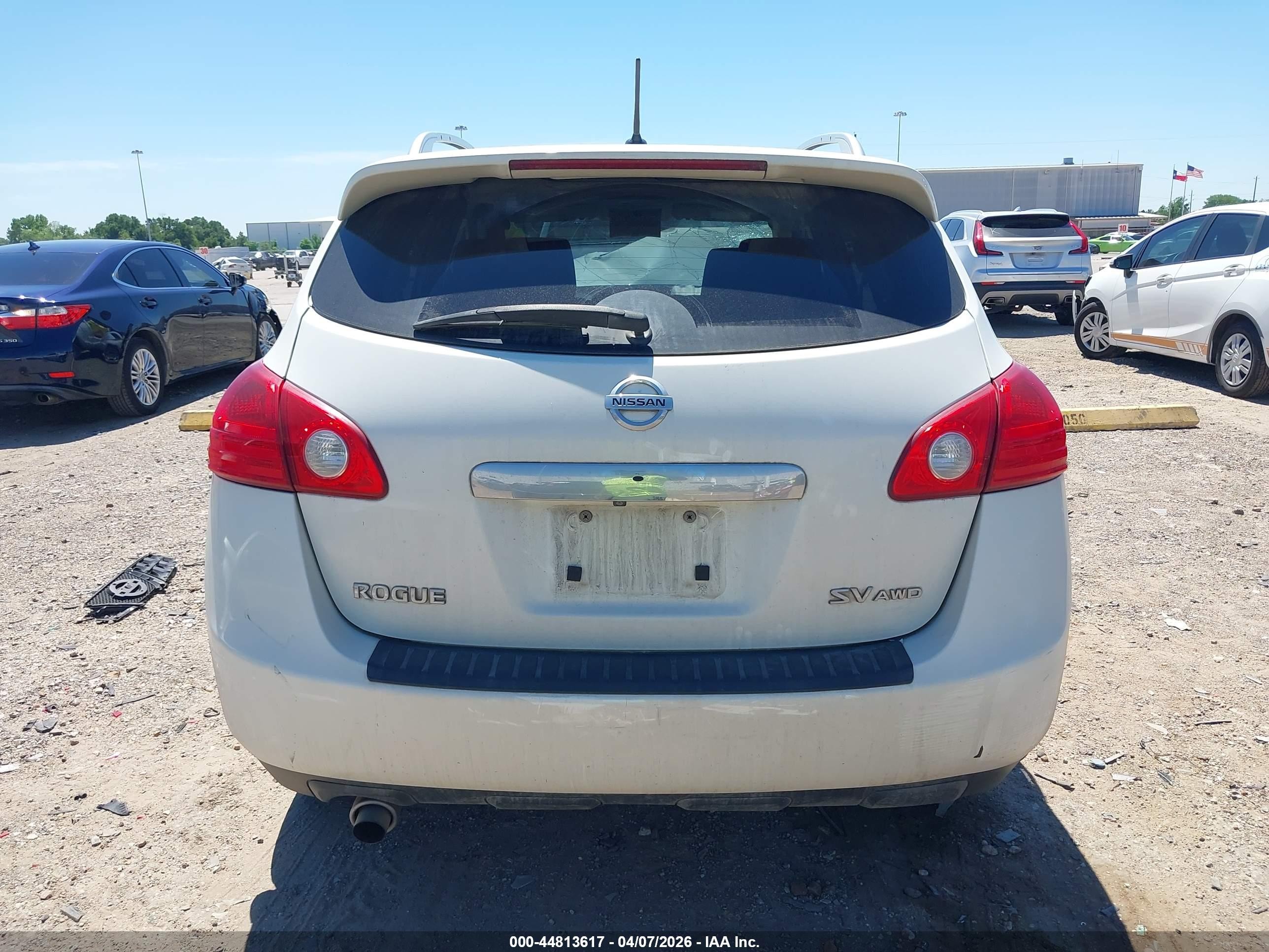 2013 Nissan Rogue Sv White vin: JN8AS5MV6DW136125