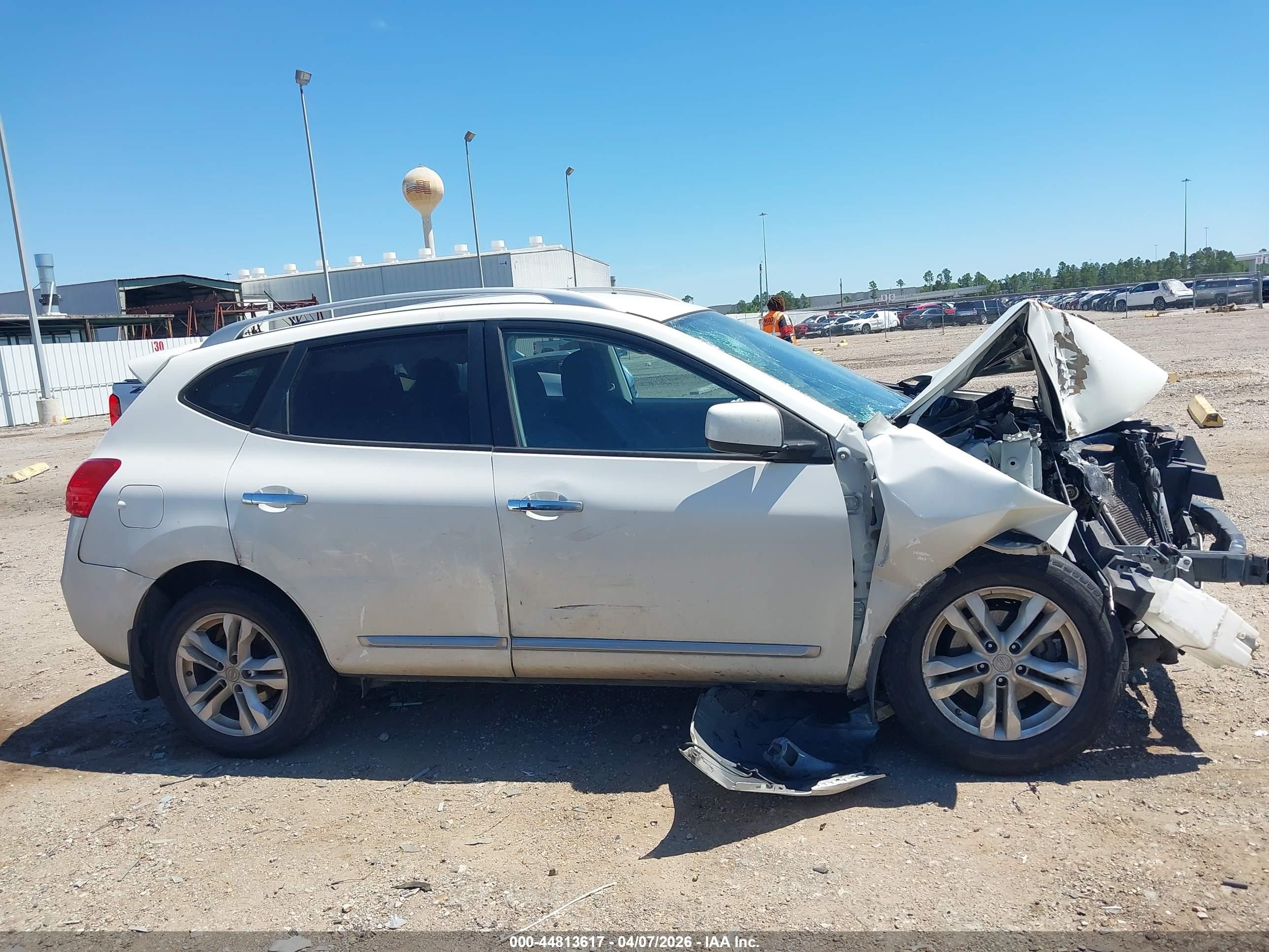 2013 Nissan Rogue Sv White vin: JN8AS5MV6DW136125