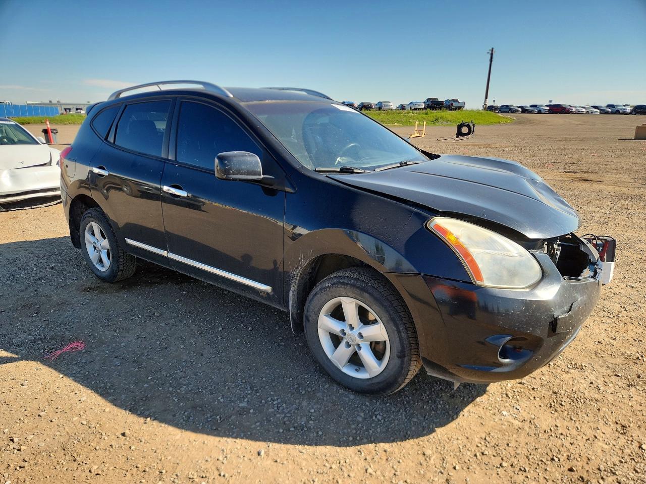 2013 Nissan Rogue S Black vin: JN8AS5MV6DW146282