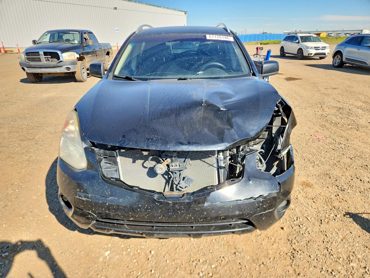 2013 Nissan Rogue S Black vin: JN8AS5MV6DW146282