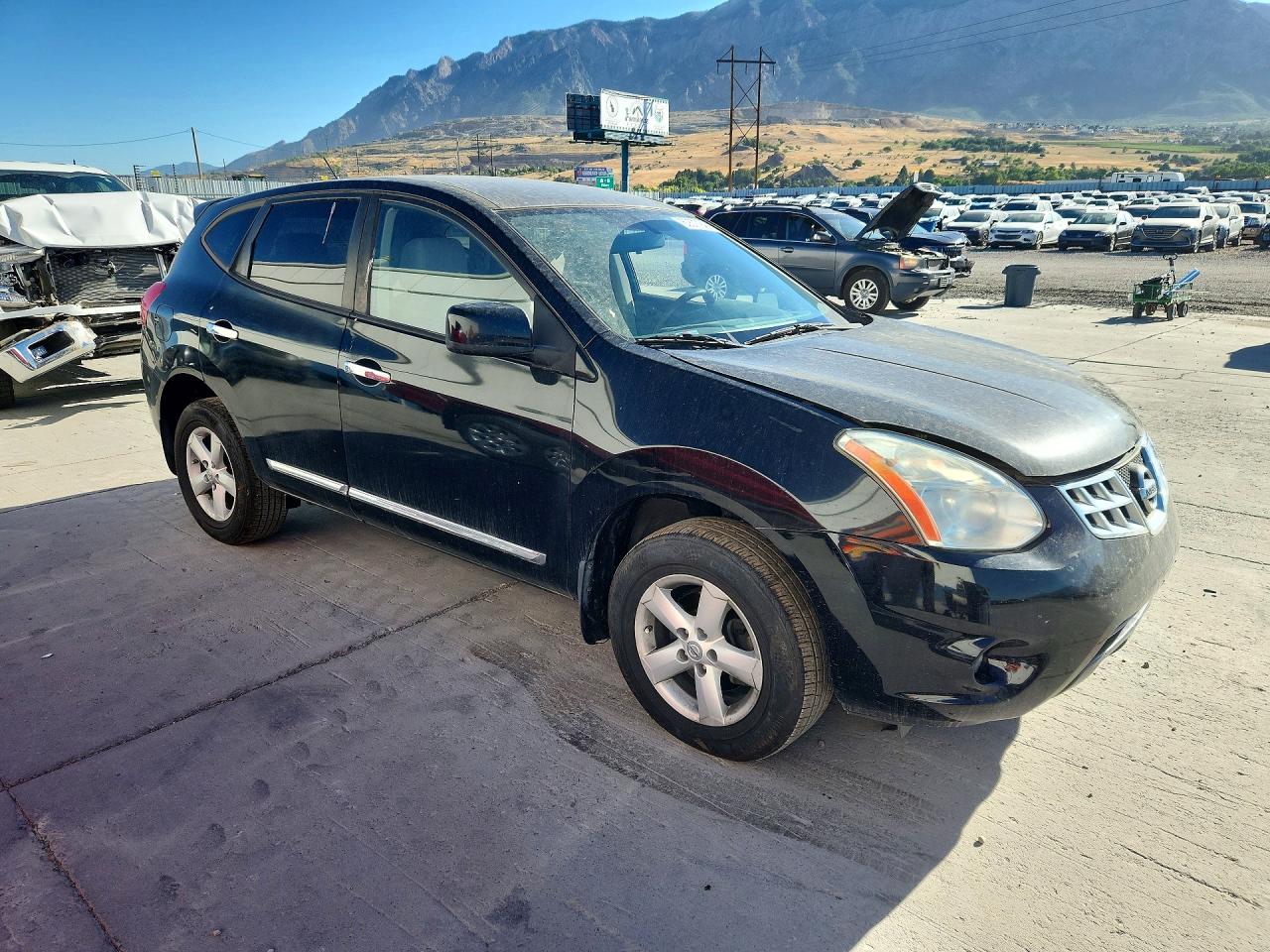 2013 Nissan Rogue Black vin: JN8AS5MV6DW146301