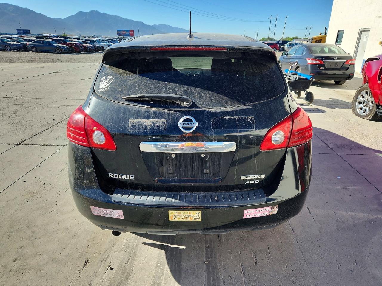 2013 Nissan Rogue Black vin: JN8AS5MV6DW146301