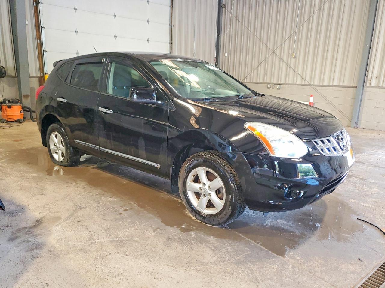 2013 Nissan Rogue S Black vin: JN8AS5MV6DW146606