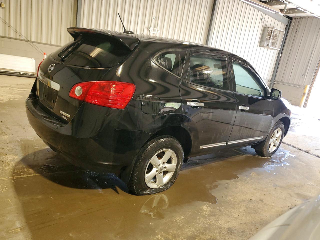 2013 Nissan Rogue S Black vin: JN8AS5MV6DW146606