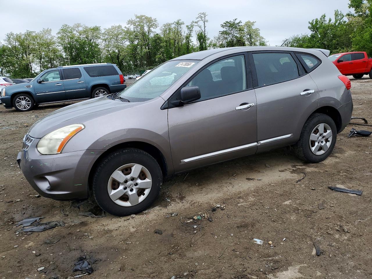 2013 Nissan Rogue S Gray vin: JN8AS5MV6DW148792