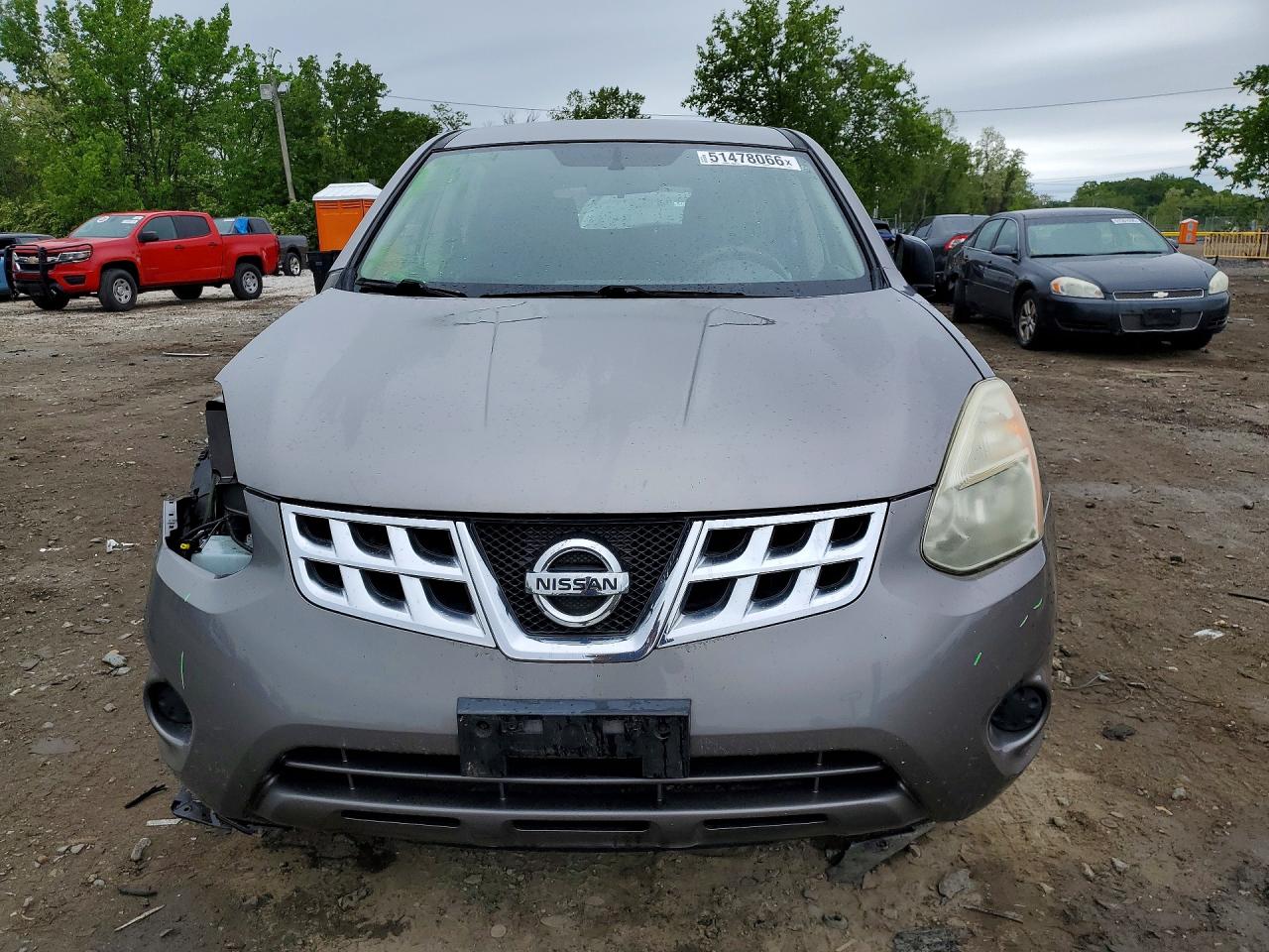 2013 Nissan Rogue S Gray vin: JN8AS5MV6DW148792