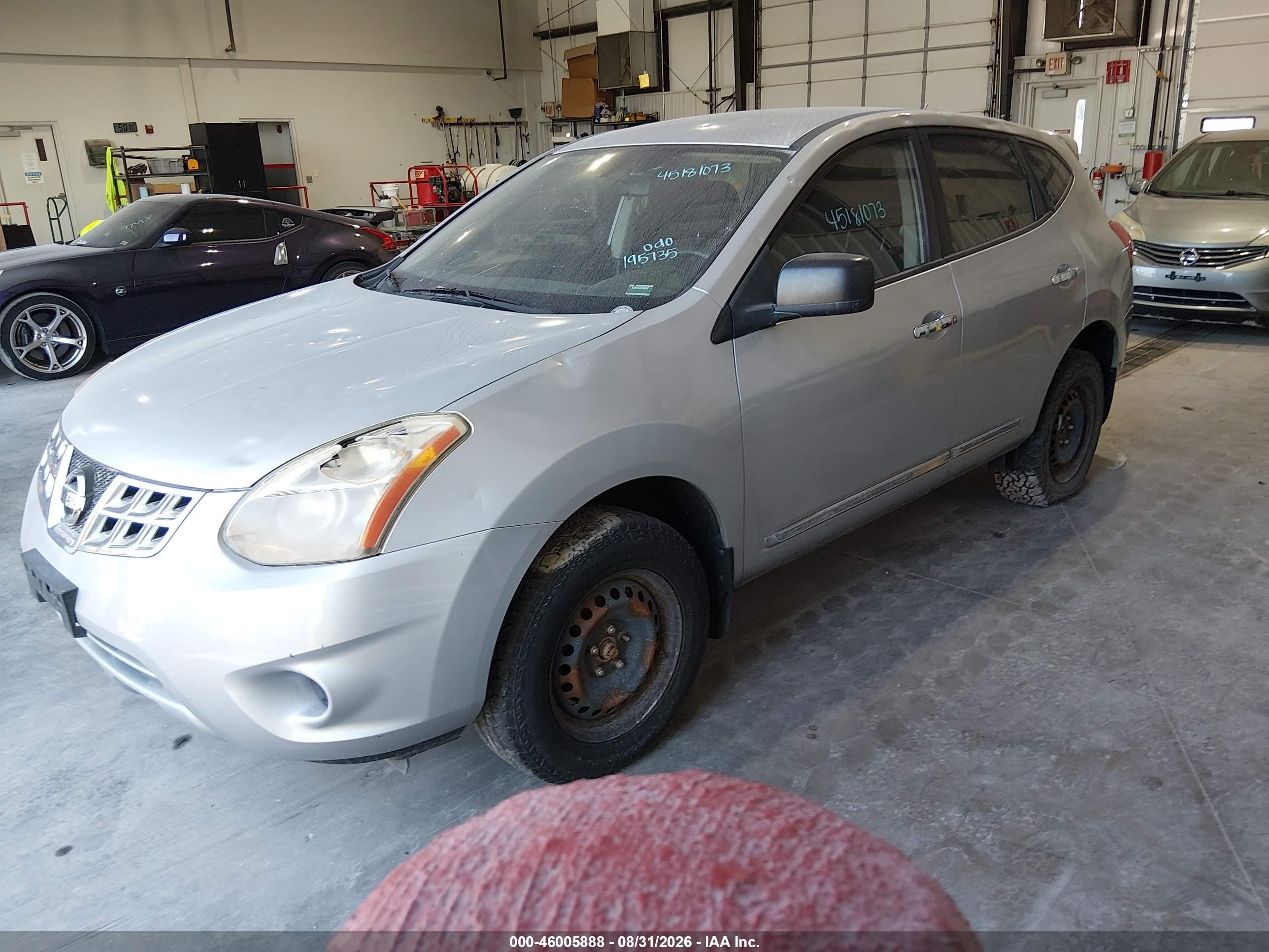 2013 Nissan Rogue S Серебряный vin: JN8AS5MV6DW151255