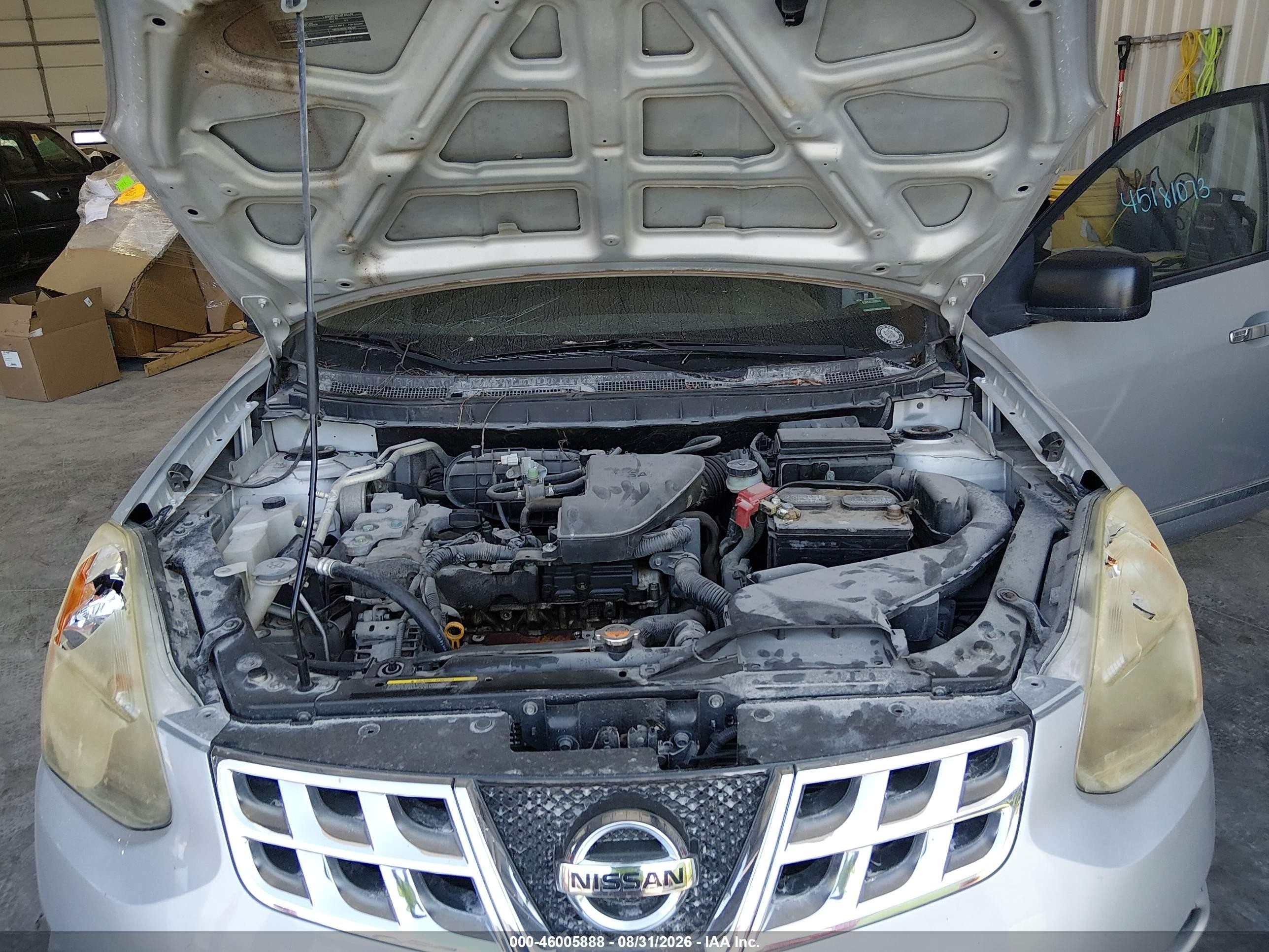 2013 Nissan Rogue S Серебряный vin: JN8AS5MV6DW151255