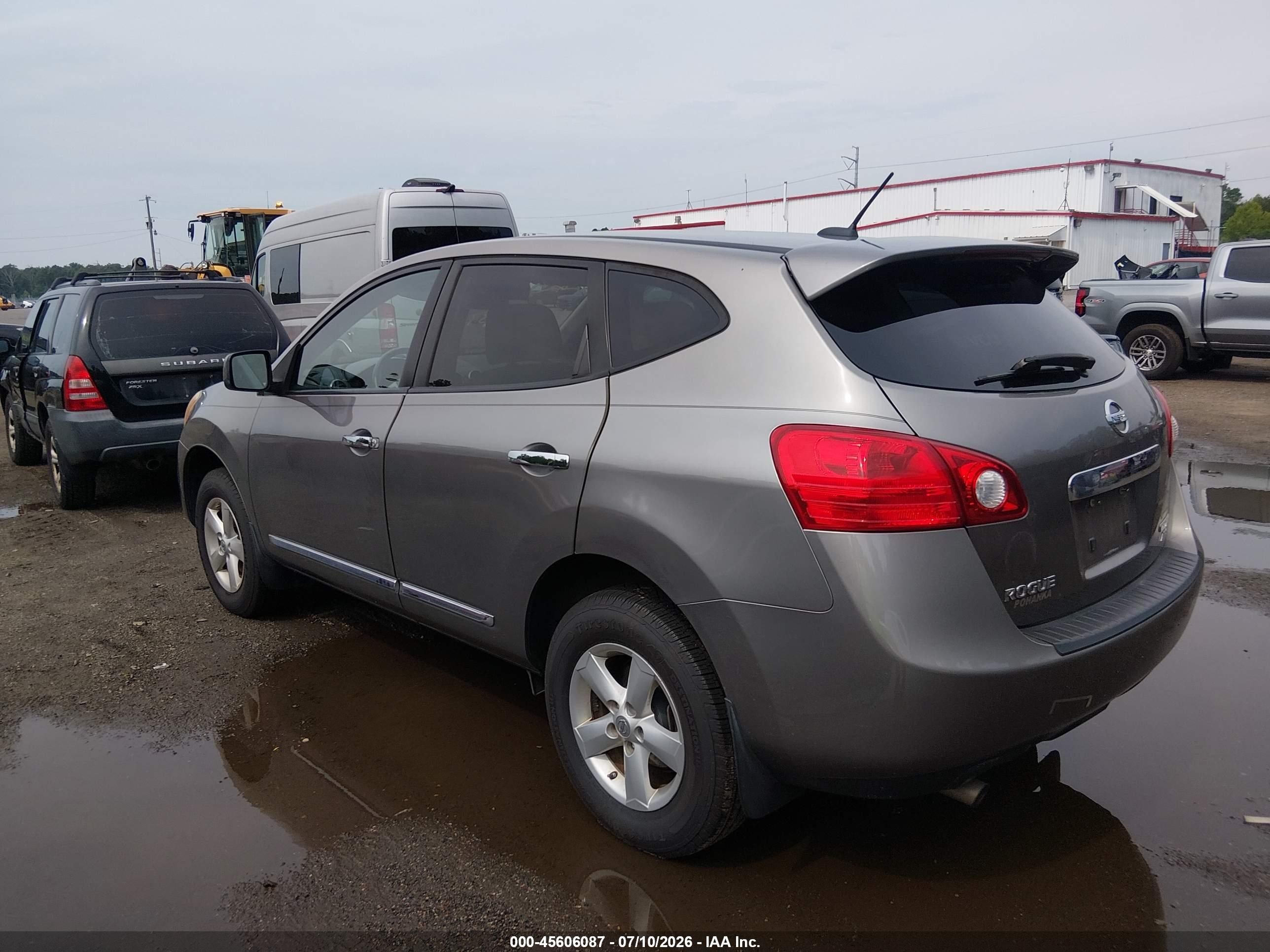 2013 Nissan Rogue S Gray vin: JN8AS5MV6DW602300