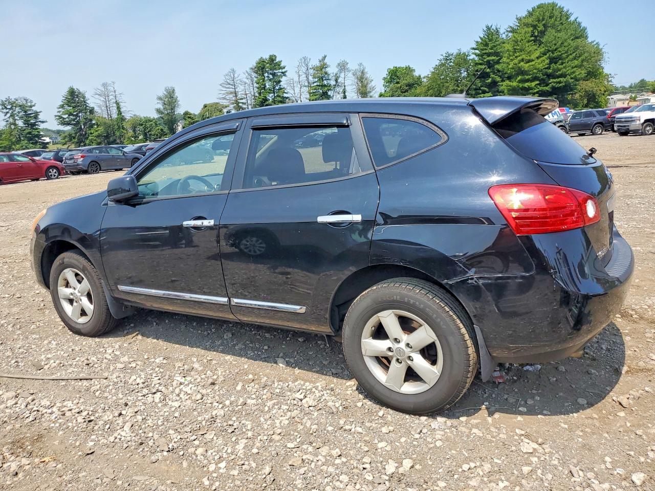 2013 Nissan Rogue S Black vin: JN8AS5MV6DW605455