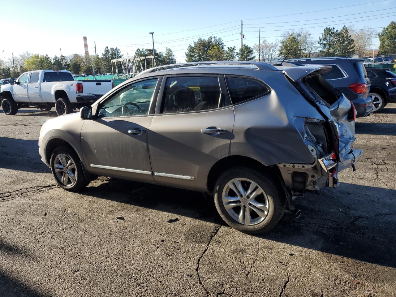 2013 Nissan Rogue S Gray vin: JN8AS5MV6DW606282