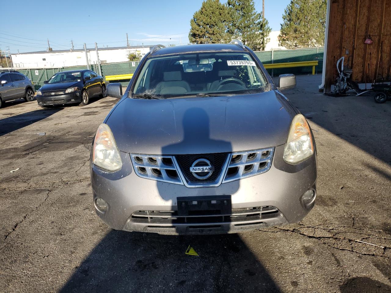 2013 Nissan Rogue S Gray vin: JN8AS5MV6DW606282