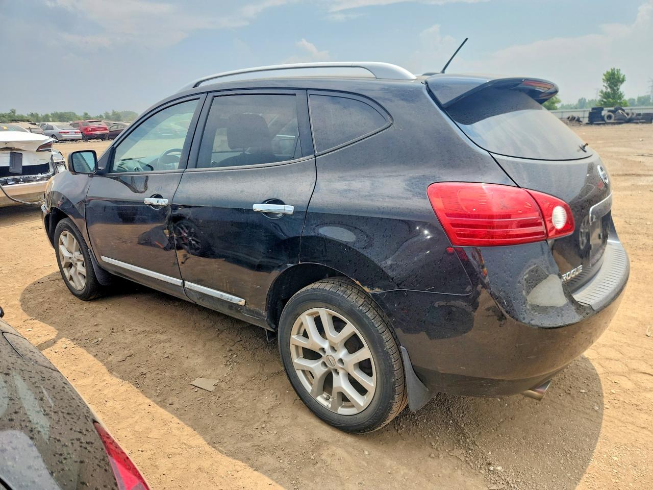 2013 Nissan Rogue S Черный vin: JN8AS5MV6DW607402