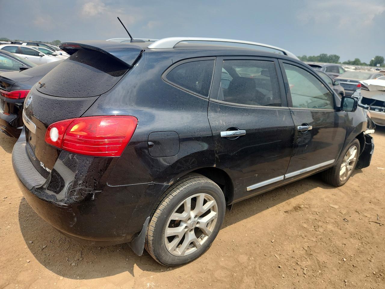 2013 Nissan Rogue S Черный vin: JN8AS5MV6DW607402