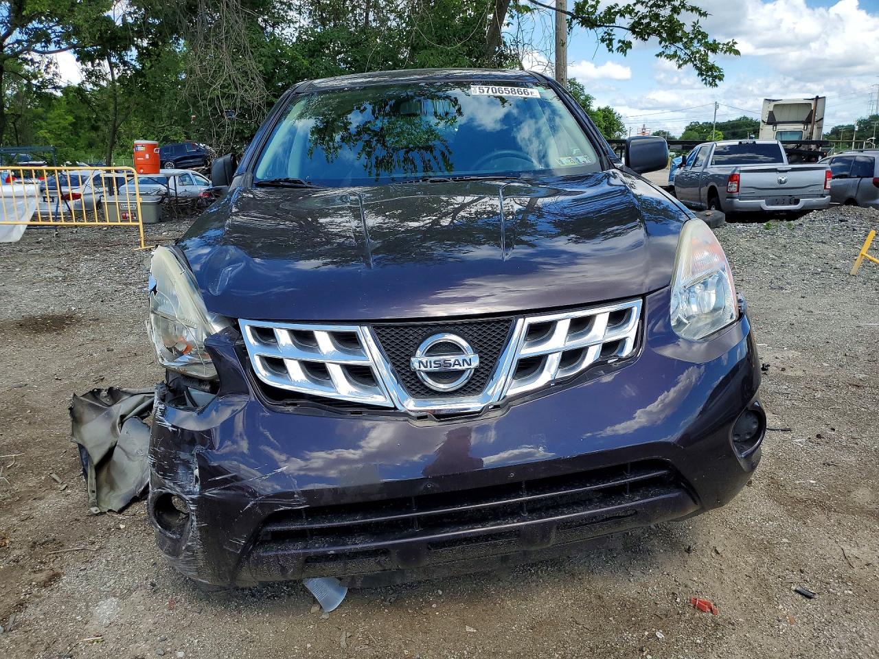 2013 Nissan Rogue S Purple vin: JN8AS5MV6DW610297
