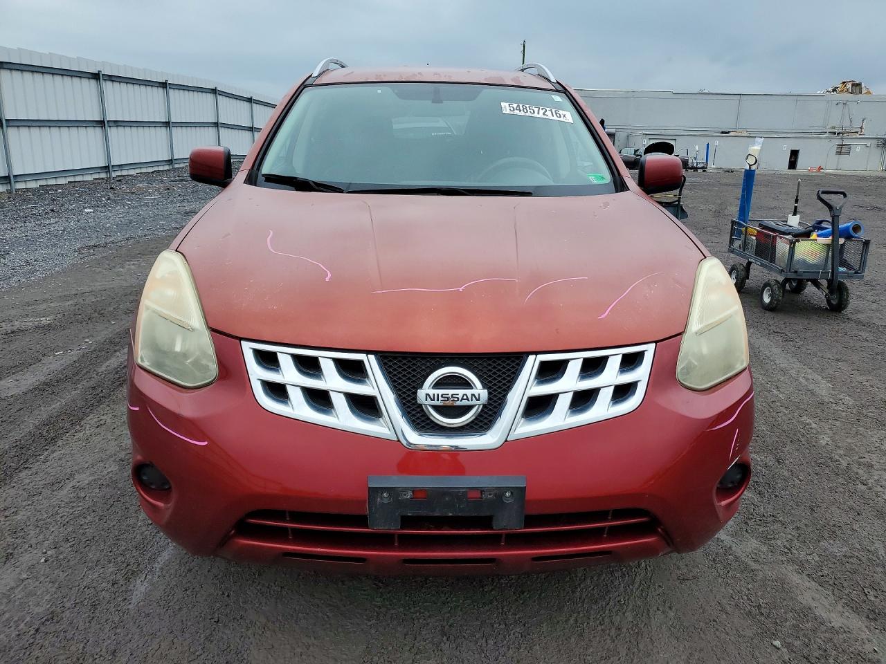 2013 Nissan Rogue S Красный vin: JN8AS5MV6DW613474