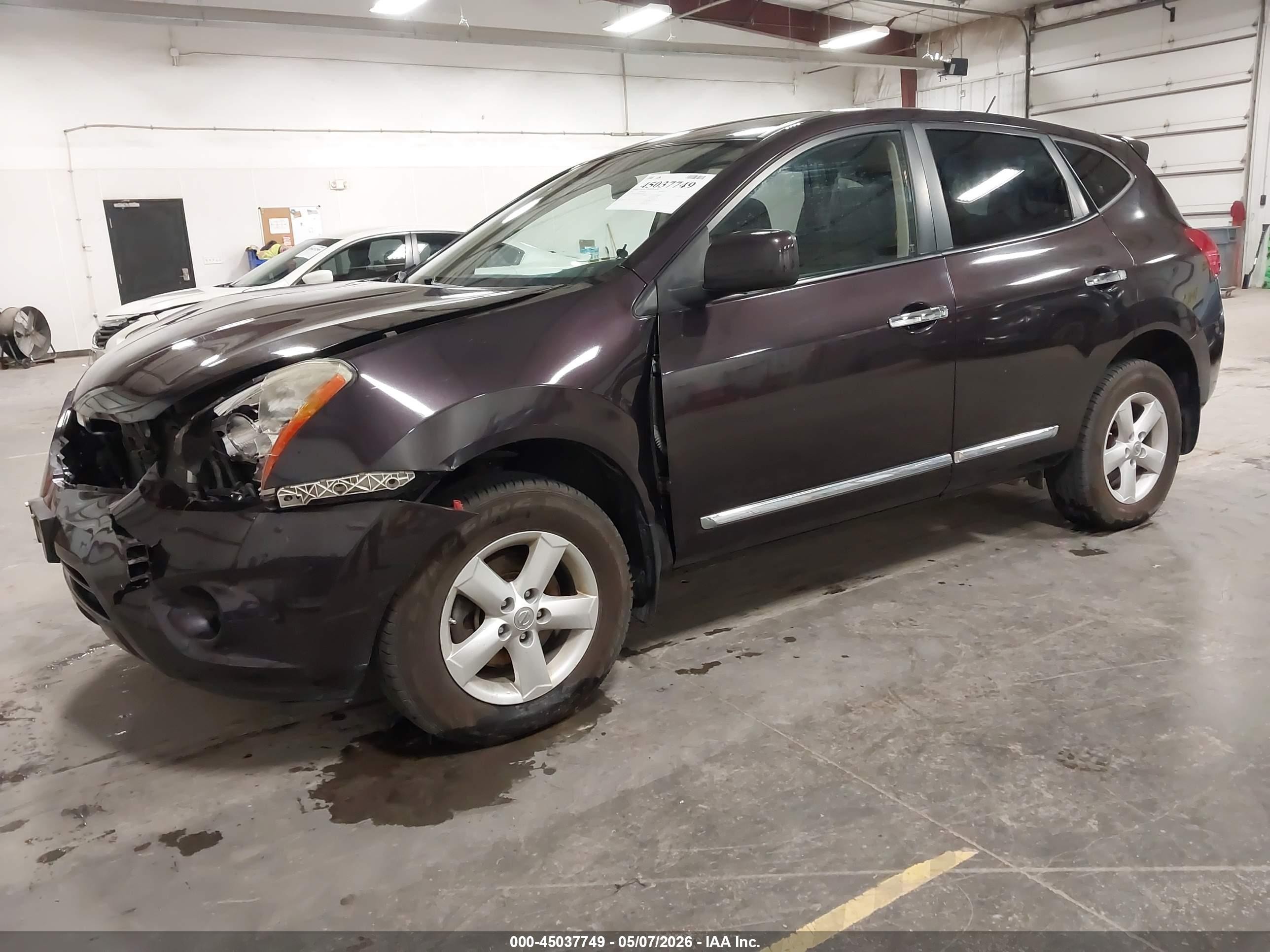 2013 Nissan Rogue S Purple vin: JN8AS5MV6DW620067