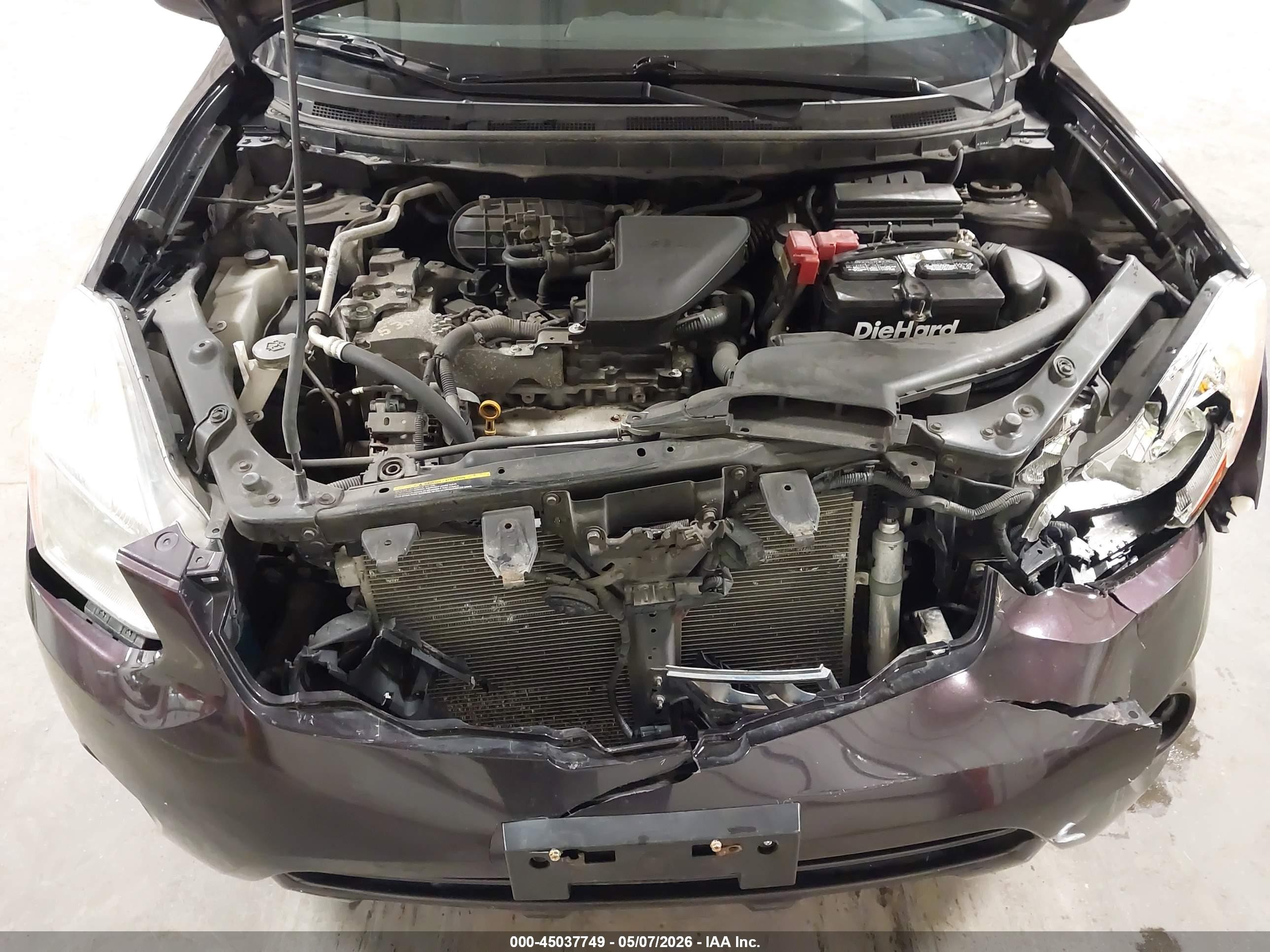 2013 Nissan Rogue S Purple vin: JN8AS5MV6DW620067
